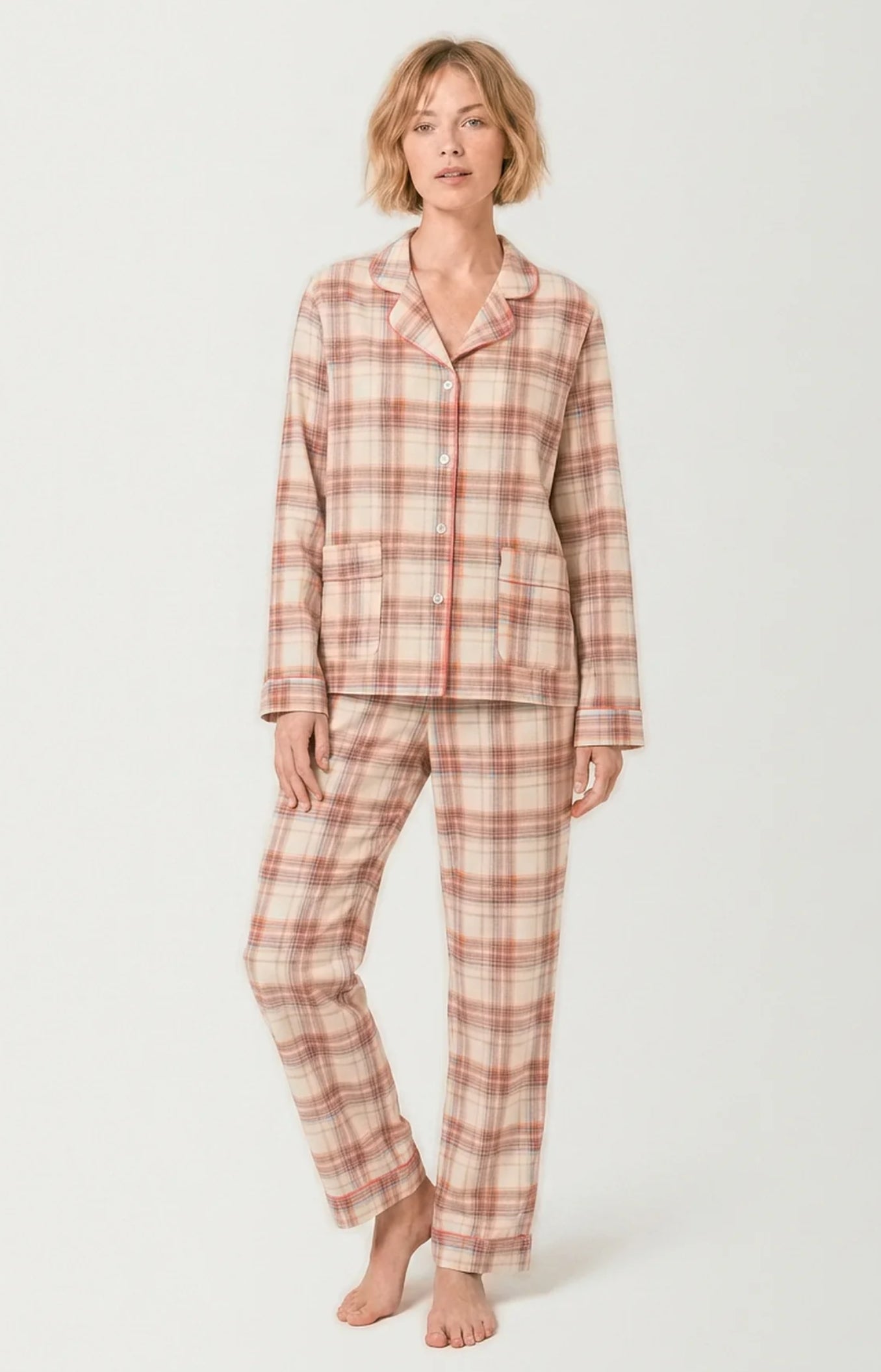 arthur-bob-alix-pyjama-femme-flanelle-p-che image 1