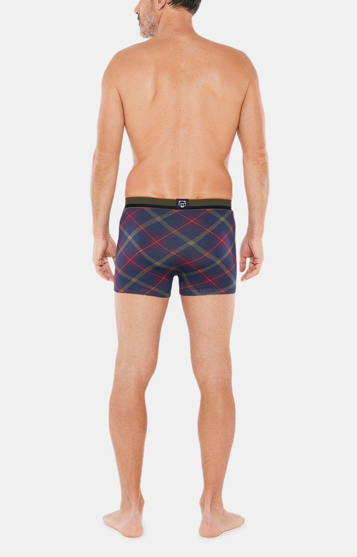 arthur-bob-tartan-folie-boxer-coton-bio-marine image 5