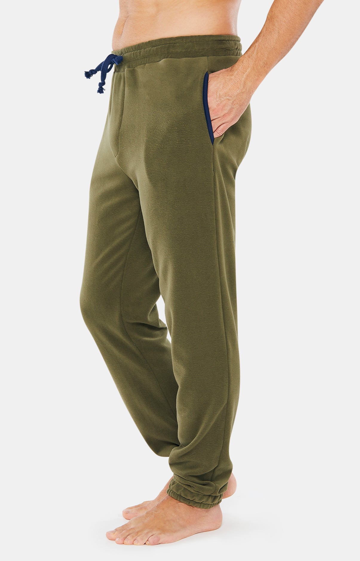 arthur-bob-polaire-pantalon-pyjama-homme-kaki image 2