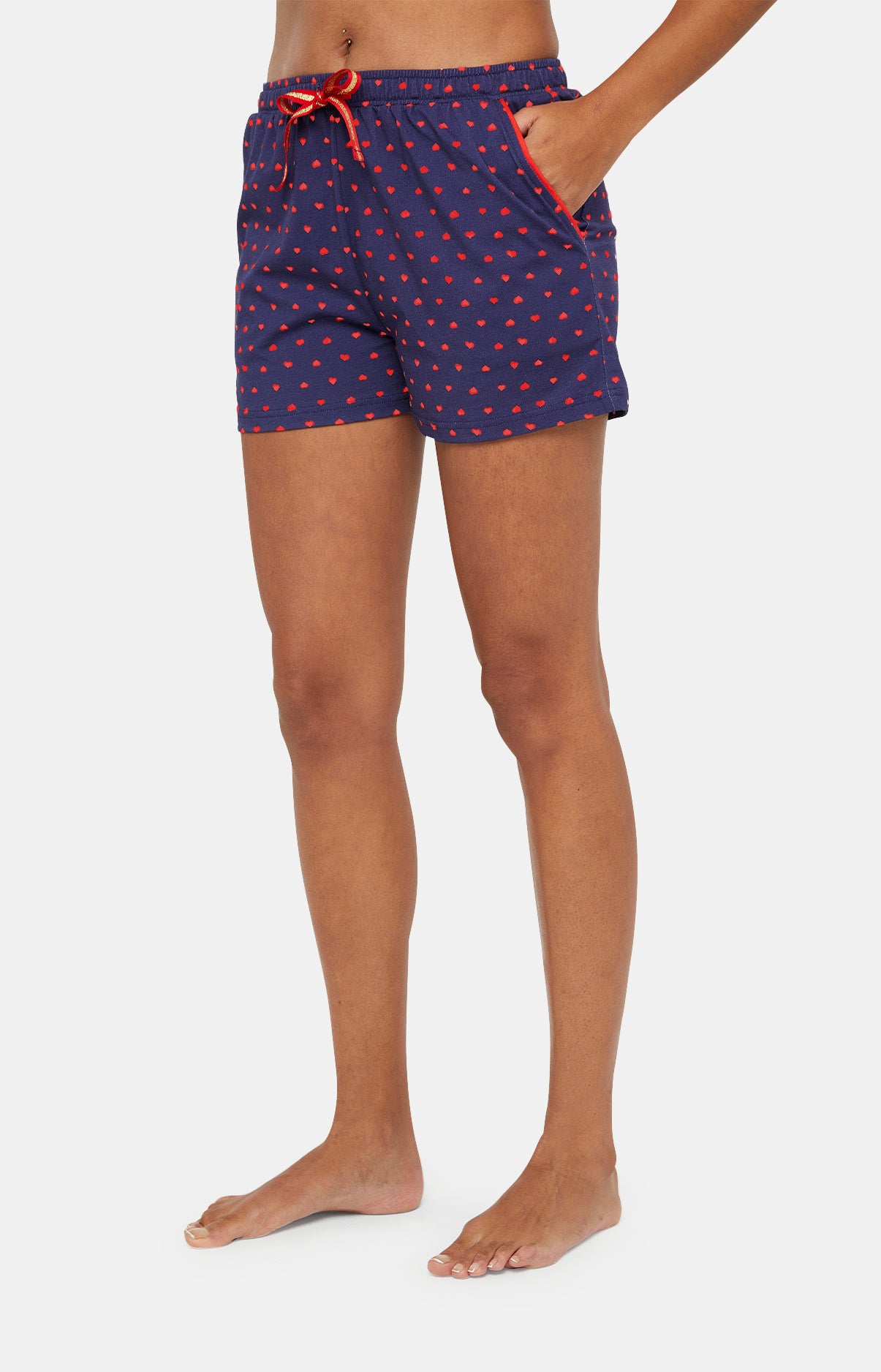 arthur-bob-joli-coeur-pyjashort-femme-marine-coton-bio image 5