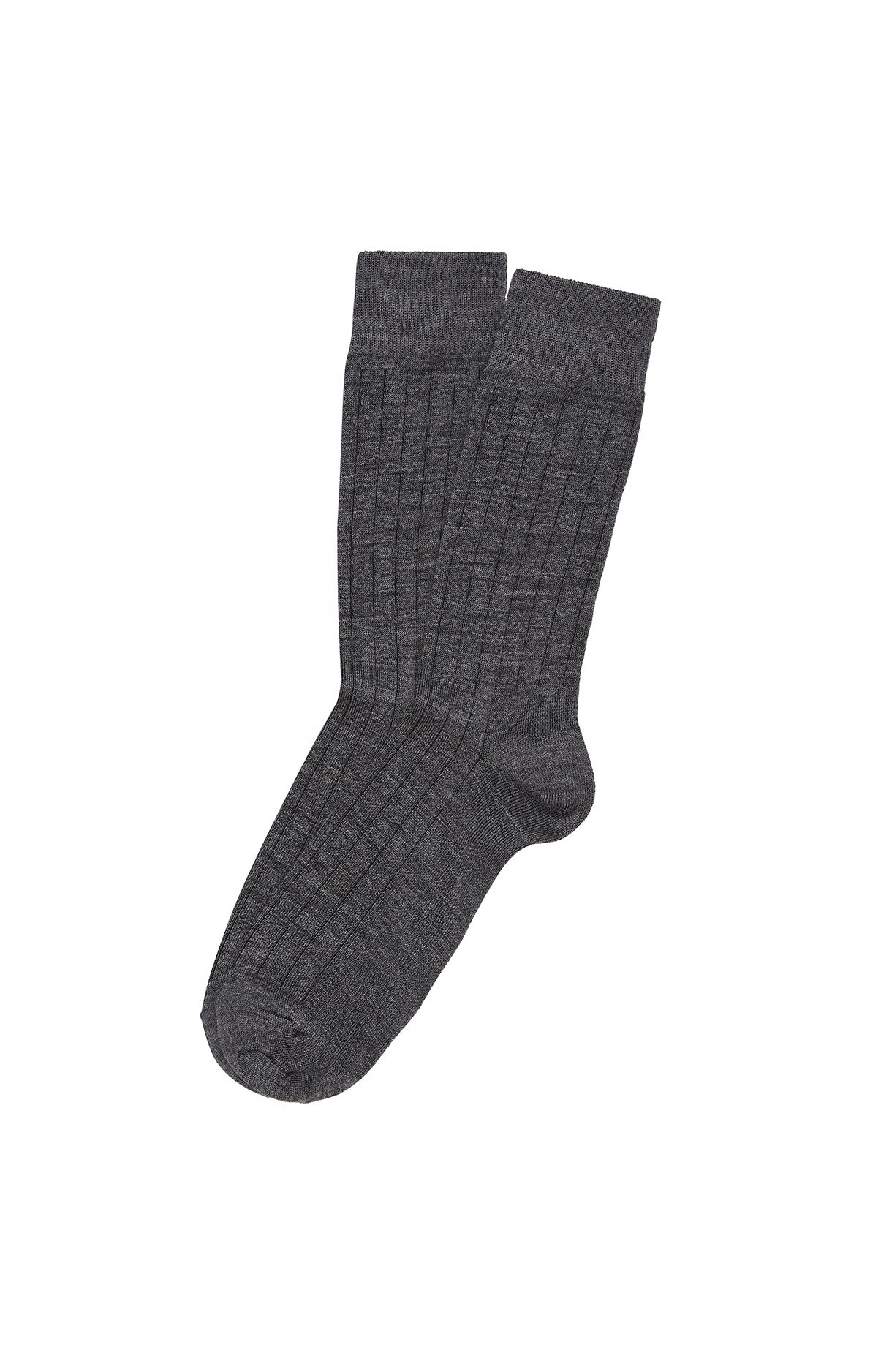 arthur-bob-laine-et-coton-chaussettes-anthracite-40-46 image 1
