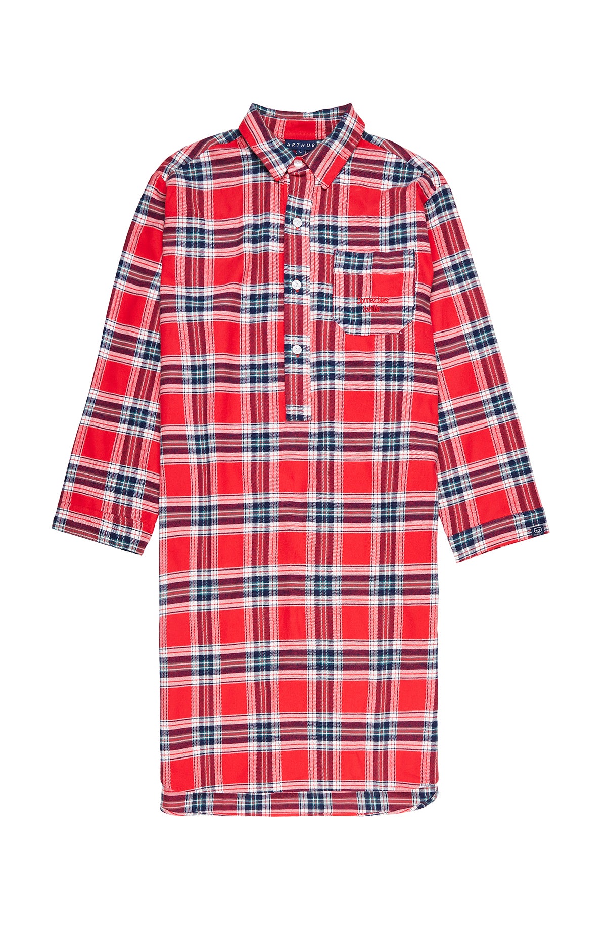 arthur-bob-logan-chemise-de-nuit-rouge-pilou-chaud image 3