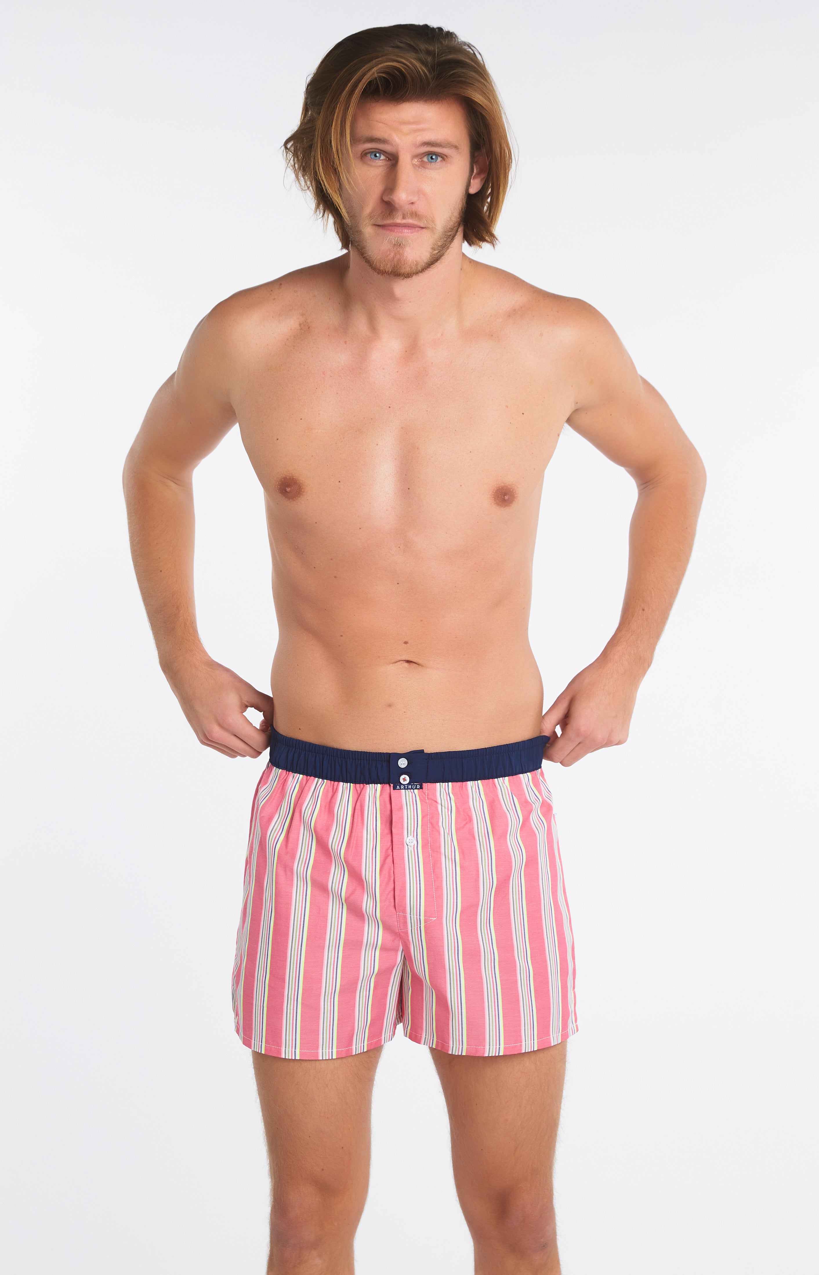 arthur-le-club-cale-on-homme-n-880-rose-coton-bio image 1