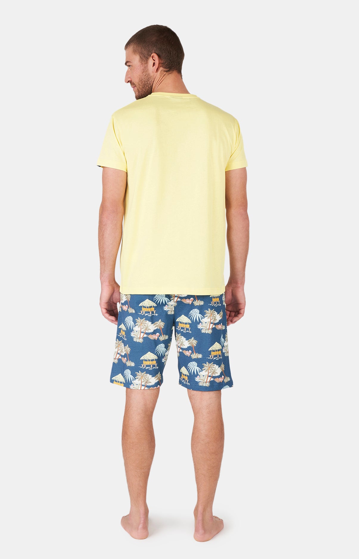 arthur-bob-pyjashort-teddy-sur-hamac-multicolore-coton-bio image 5