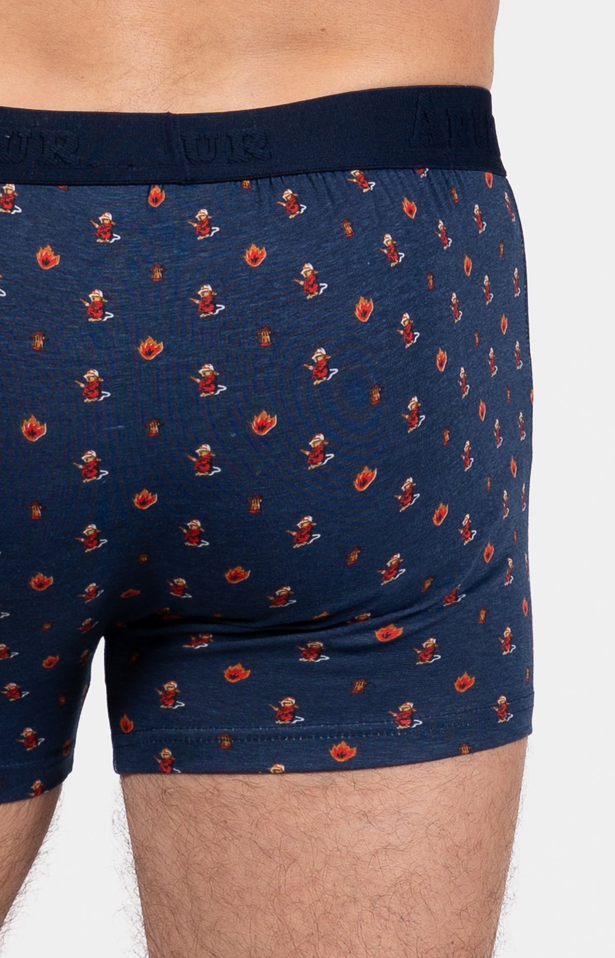 arthur-bob-pompier-boxer-homme-marine-jersey-coton image 5