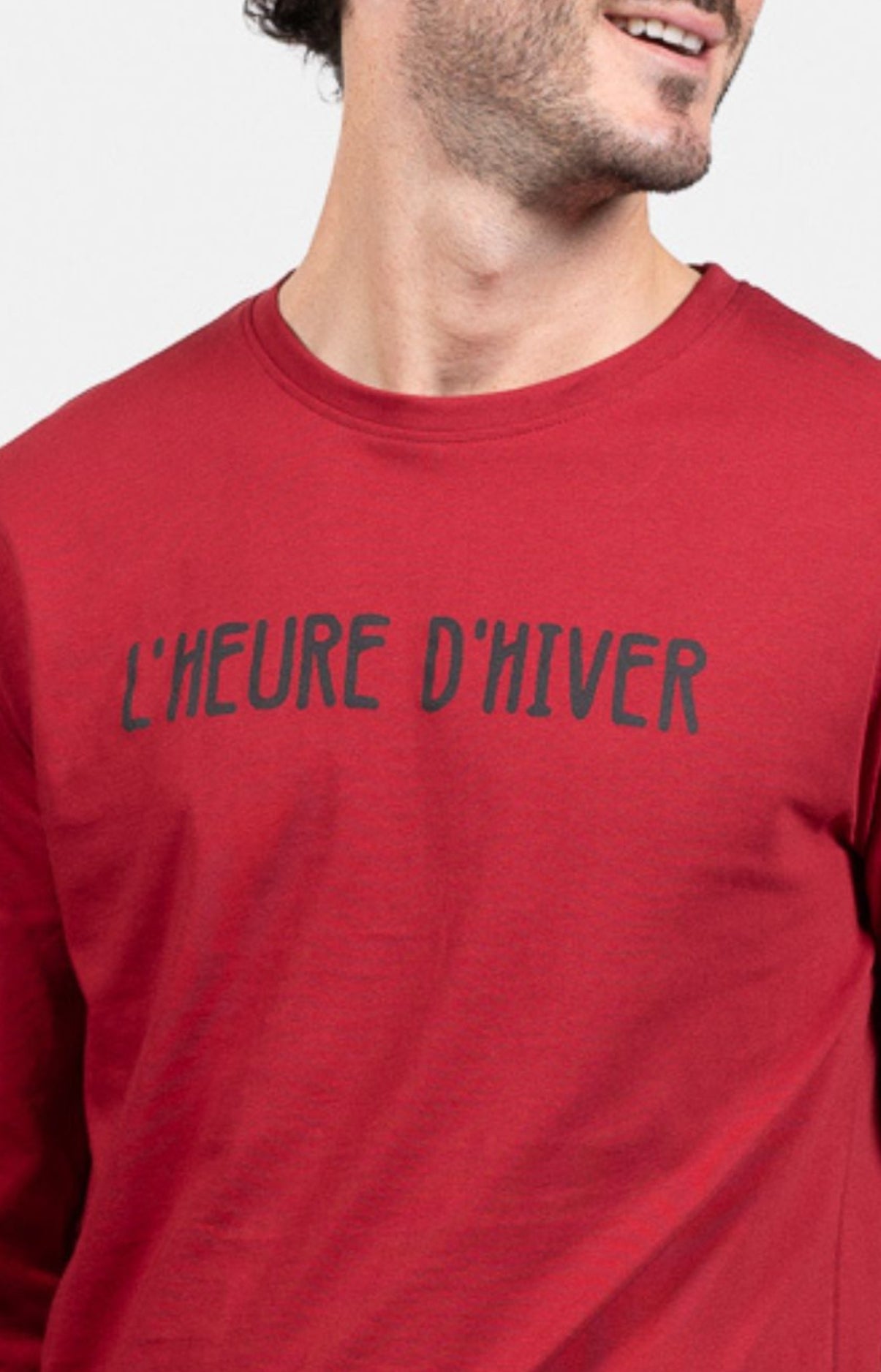 arthur-bob-pyjama-a-l-heure-noir-coton-bio-ensemble-homme image 2