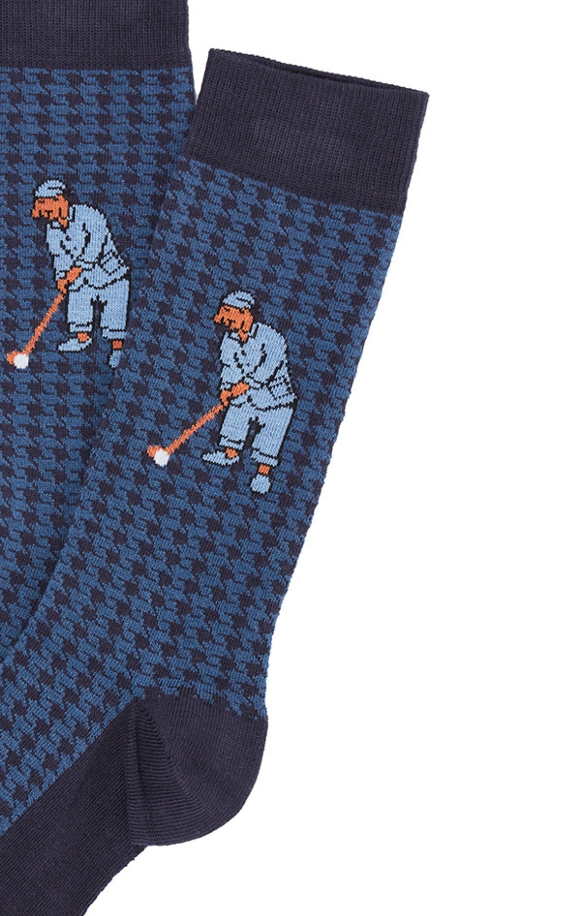 arthur-bob-night-clubber-chaussettes-homme-bleu-coton-bio image 2
