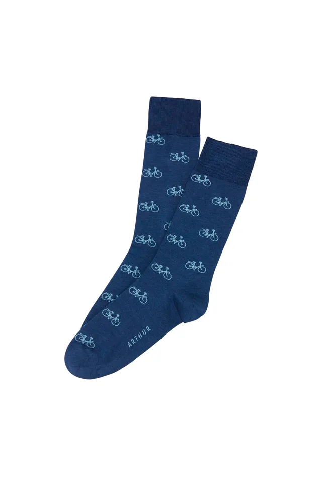 arthur-bob-v-lo-marine-chaussettes-marine-fil-d-cosse image 1