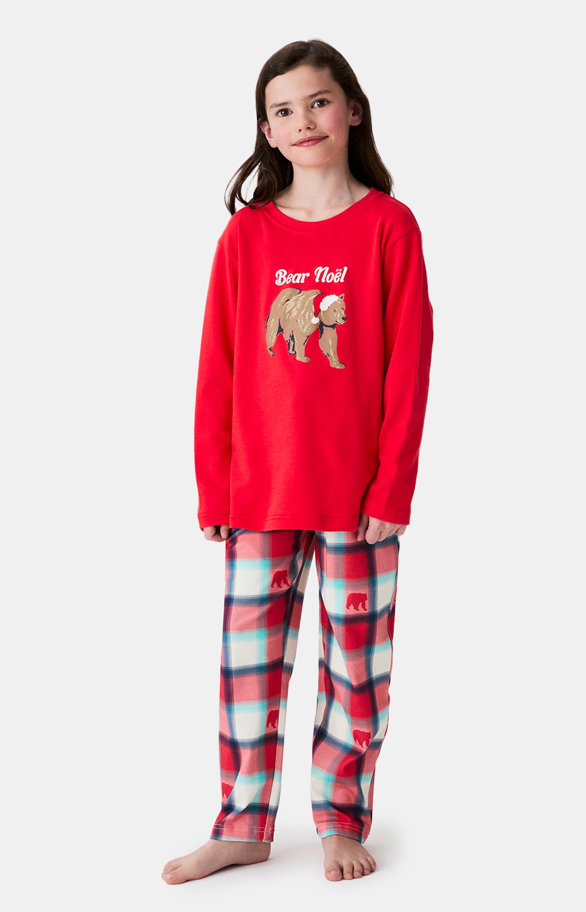 arthur-bob-bear-no-l-pyjama-enfant-rouge-coton-bio image 4