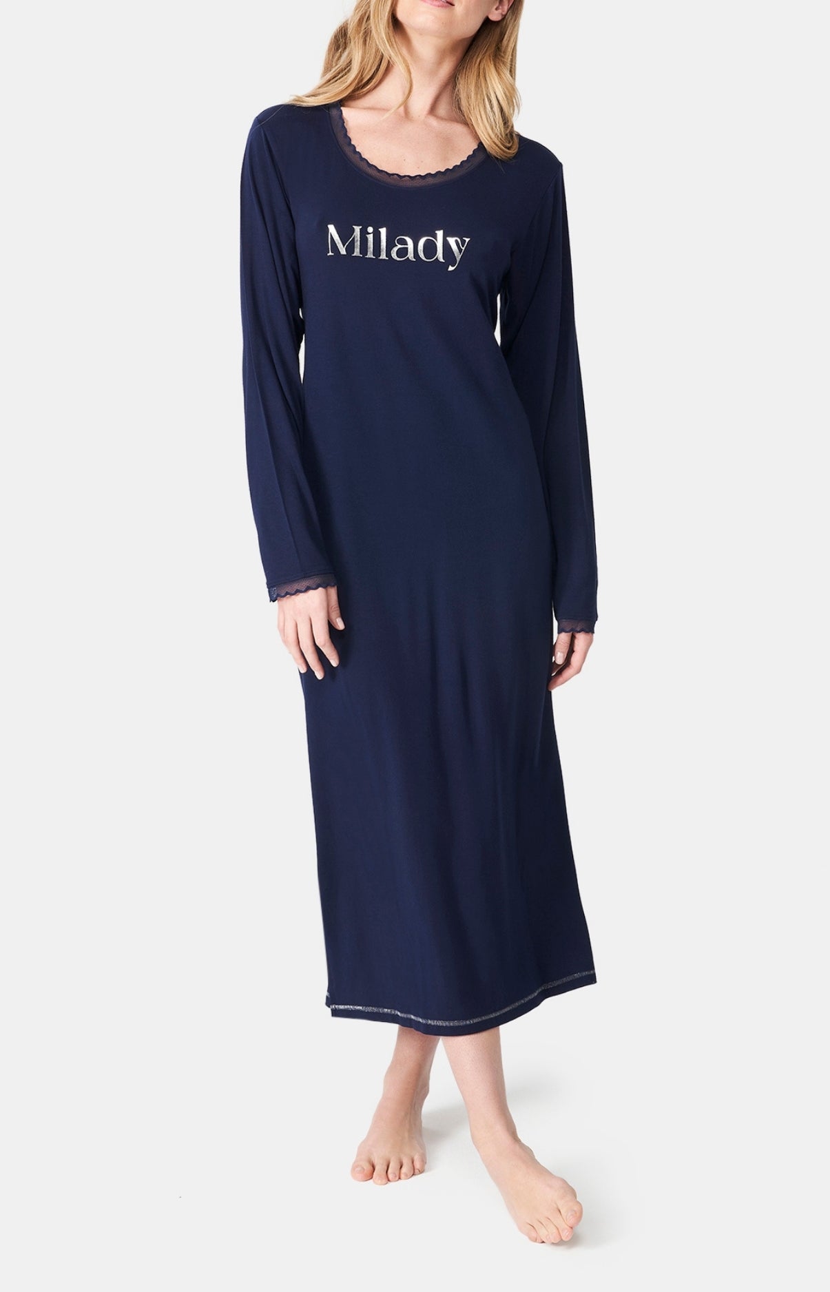 arthur-bob-milady-chemise-de-nuit-femme-marine-modal image 4