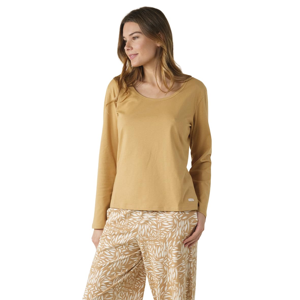 athena-graphic-pyjama-long-femme-m-multicolore-fleurs image 6