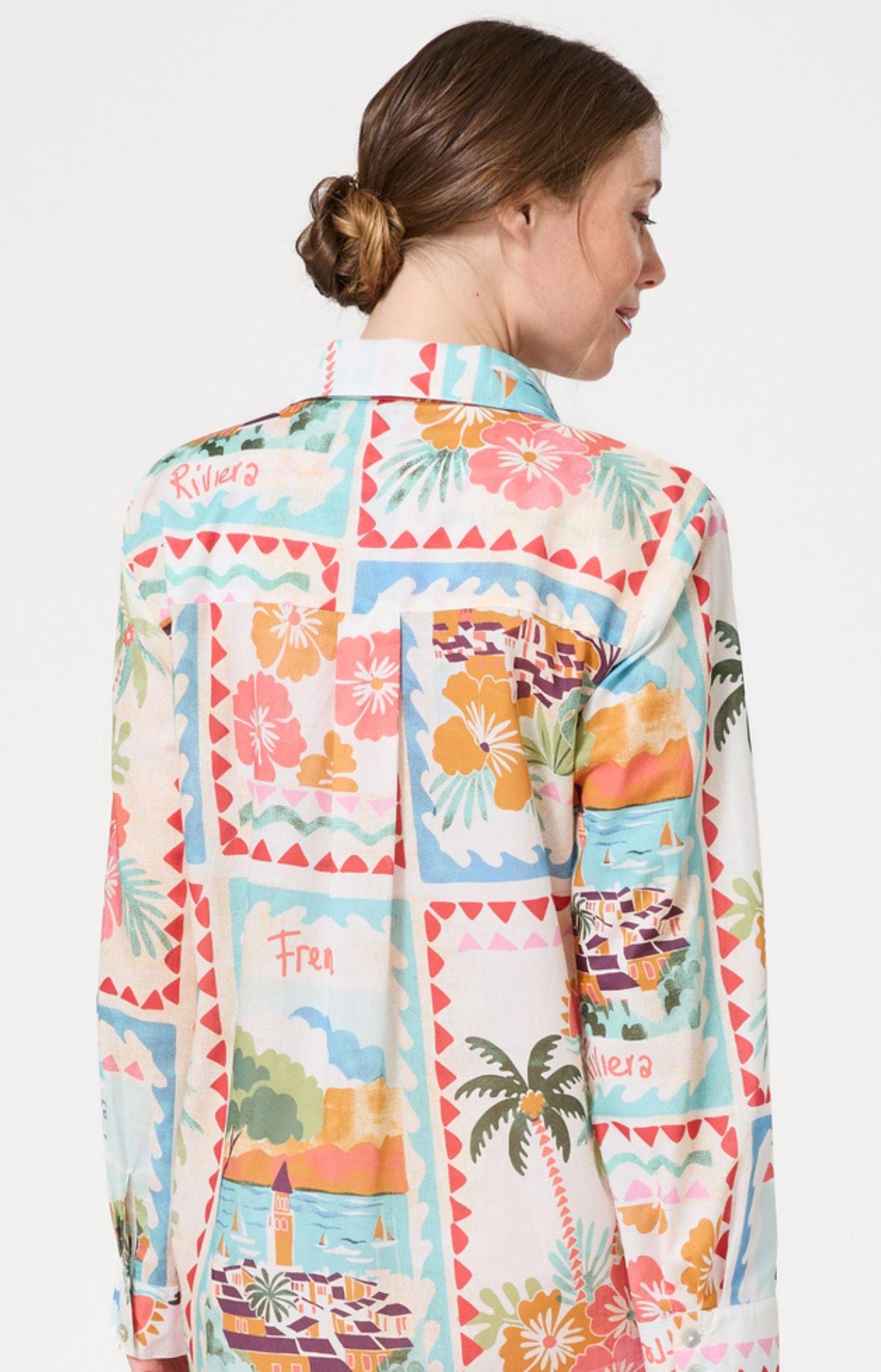 arthur-bob-french-riviera-robe-chemise-multicolore-coton image 6