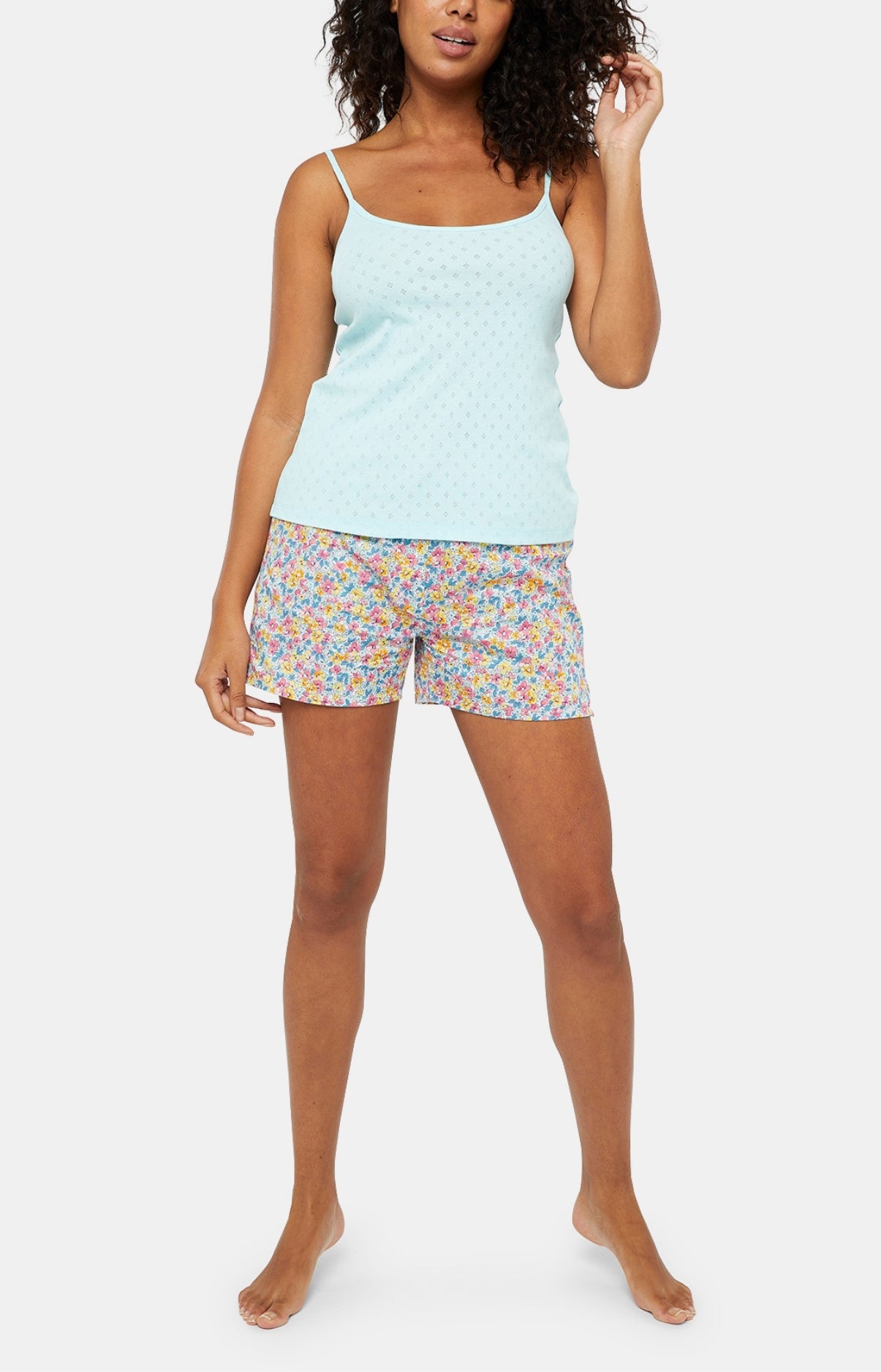 arthur-bob-fleur-short-pyjama-femme-coton-bio image 2