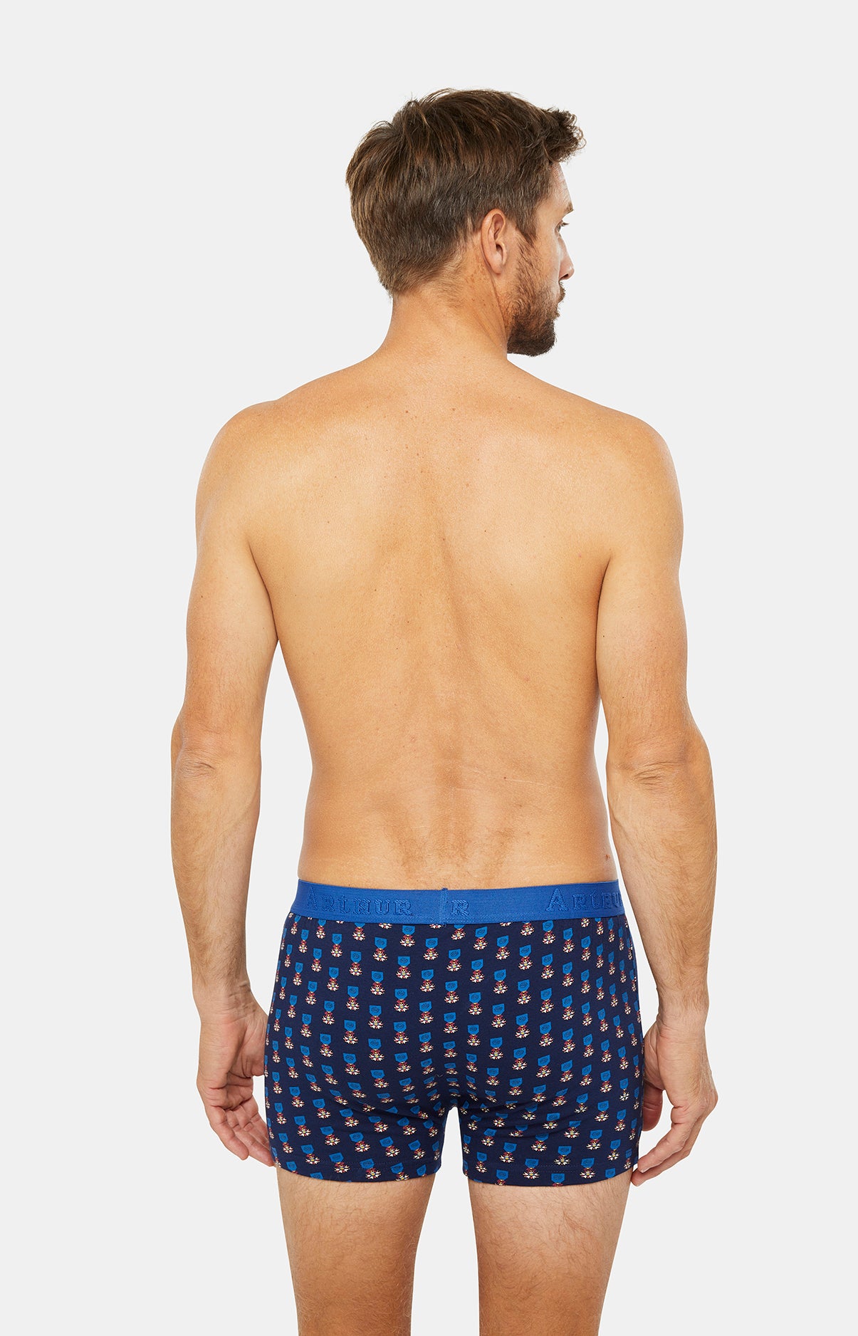 arthur-bob-legion-dormeur-boxer-homme-coton-bleu image 5