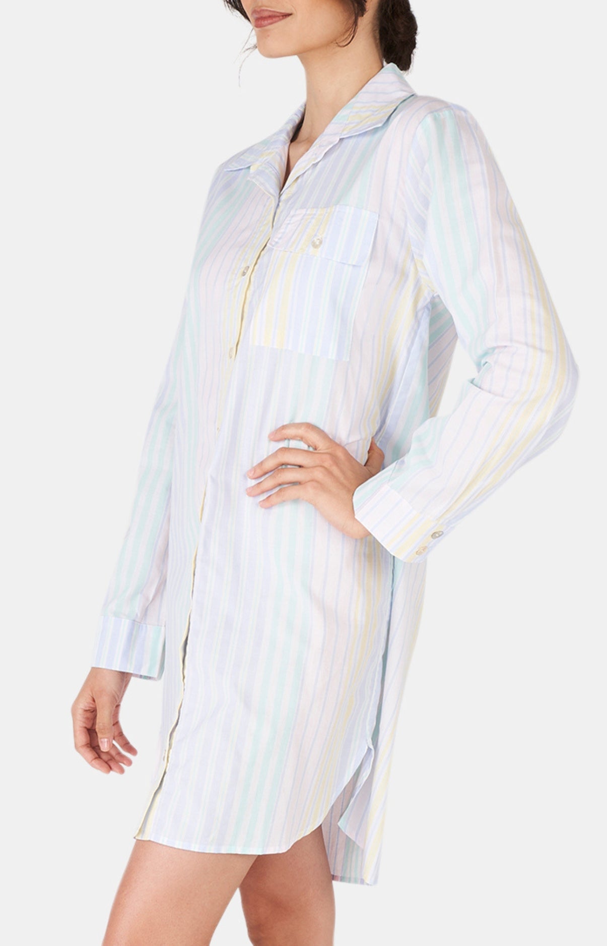 arthur-bob-dolce-vita-robe-chemise-multicolore-rayures image 2