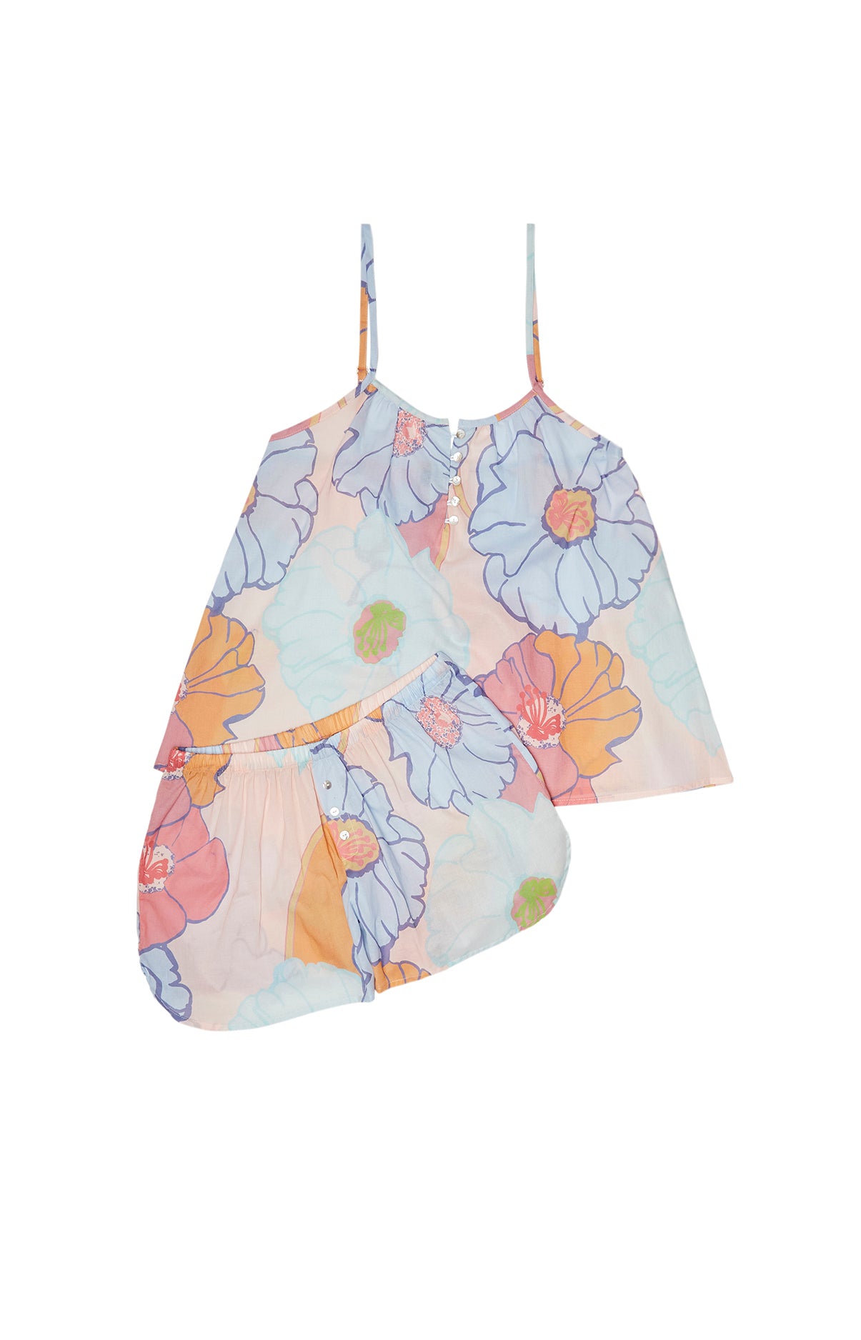 arthur-monette-caraco-short-pyjama-femme-coton-multicolore image 3
