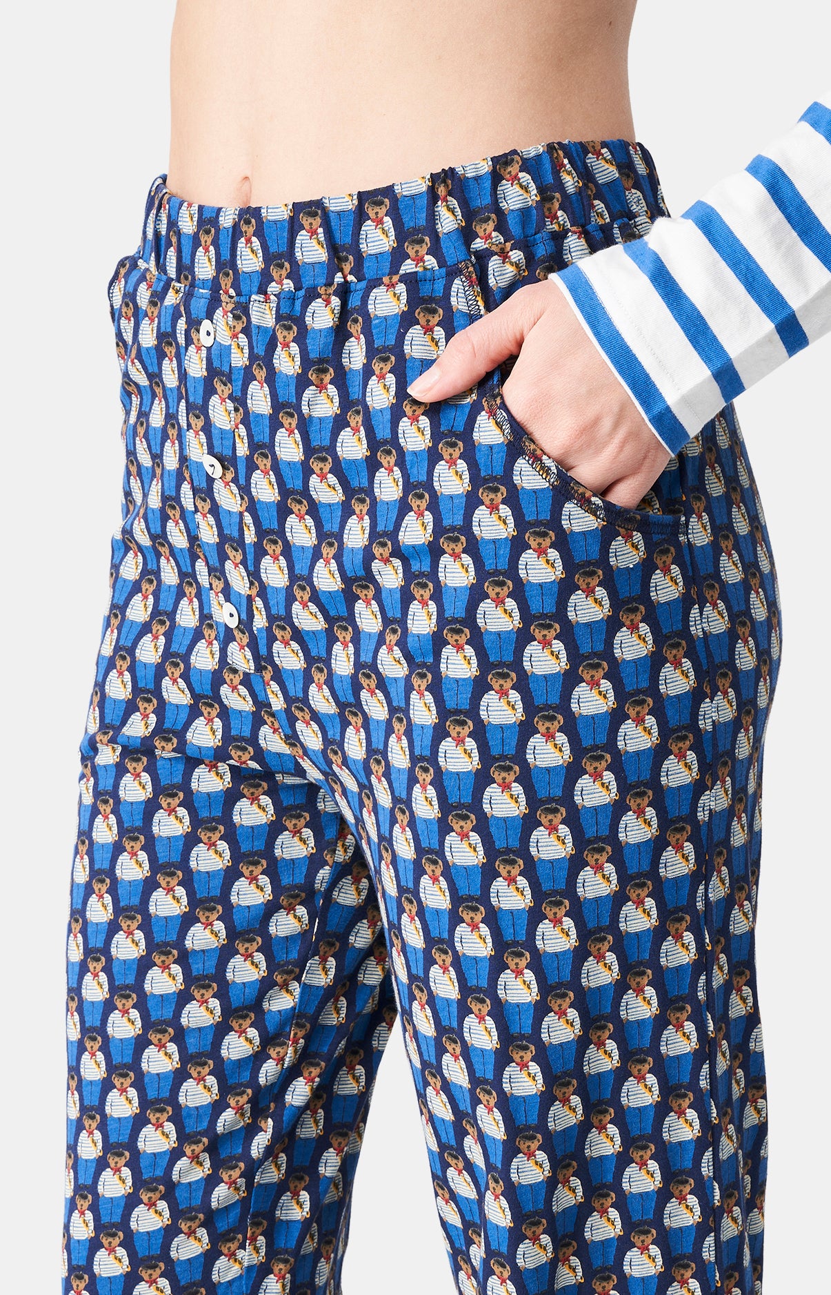 arthur-bob-teddy-in-paris-pyjama-marine-coton-bio image 6