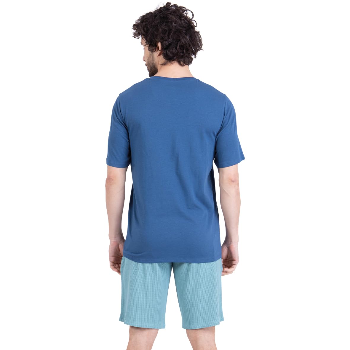 athena-thermik-pyjama-court-homme-waffle-coton-taille-l image 3