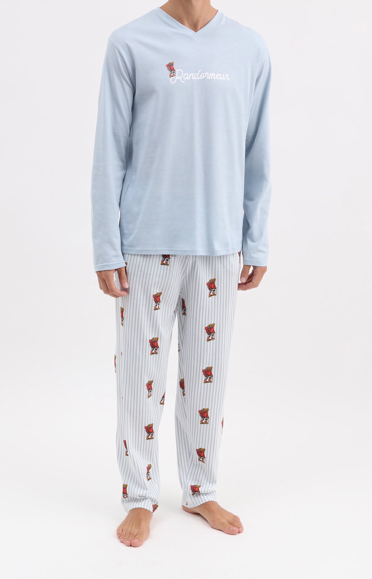 arthur-bob-randonneur-pyjama-long-ciel-coton-homme image 1