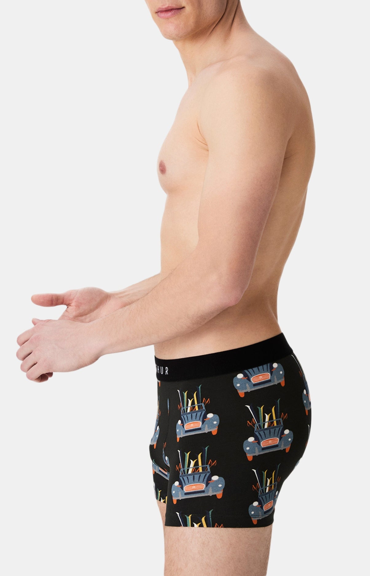 arthur-bob-ski-you-later-boxer-coton-bio-noir-homme image 5