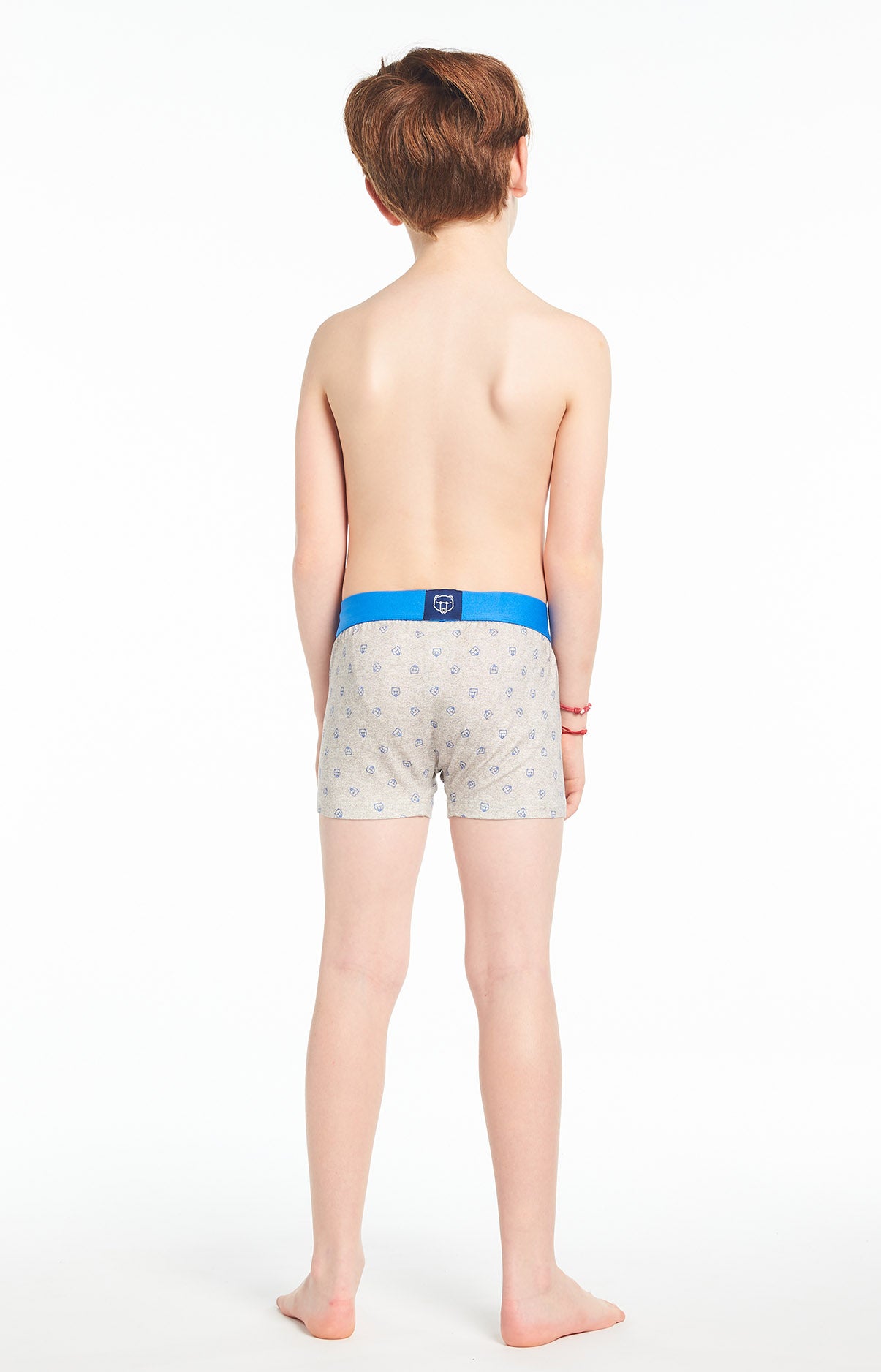 arthur-bob-logo-boxer-enfant-gris-6-8-coton-bio image 5