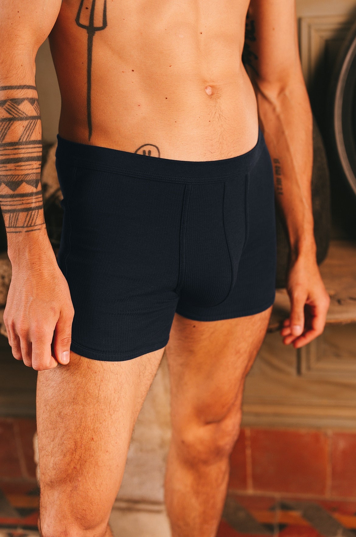 p-trone-boxer-c-tel-homme-noir-taille-m image 2
