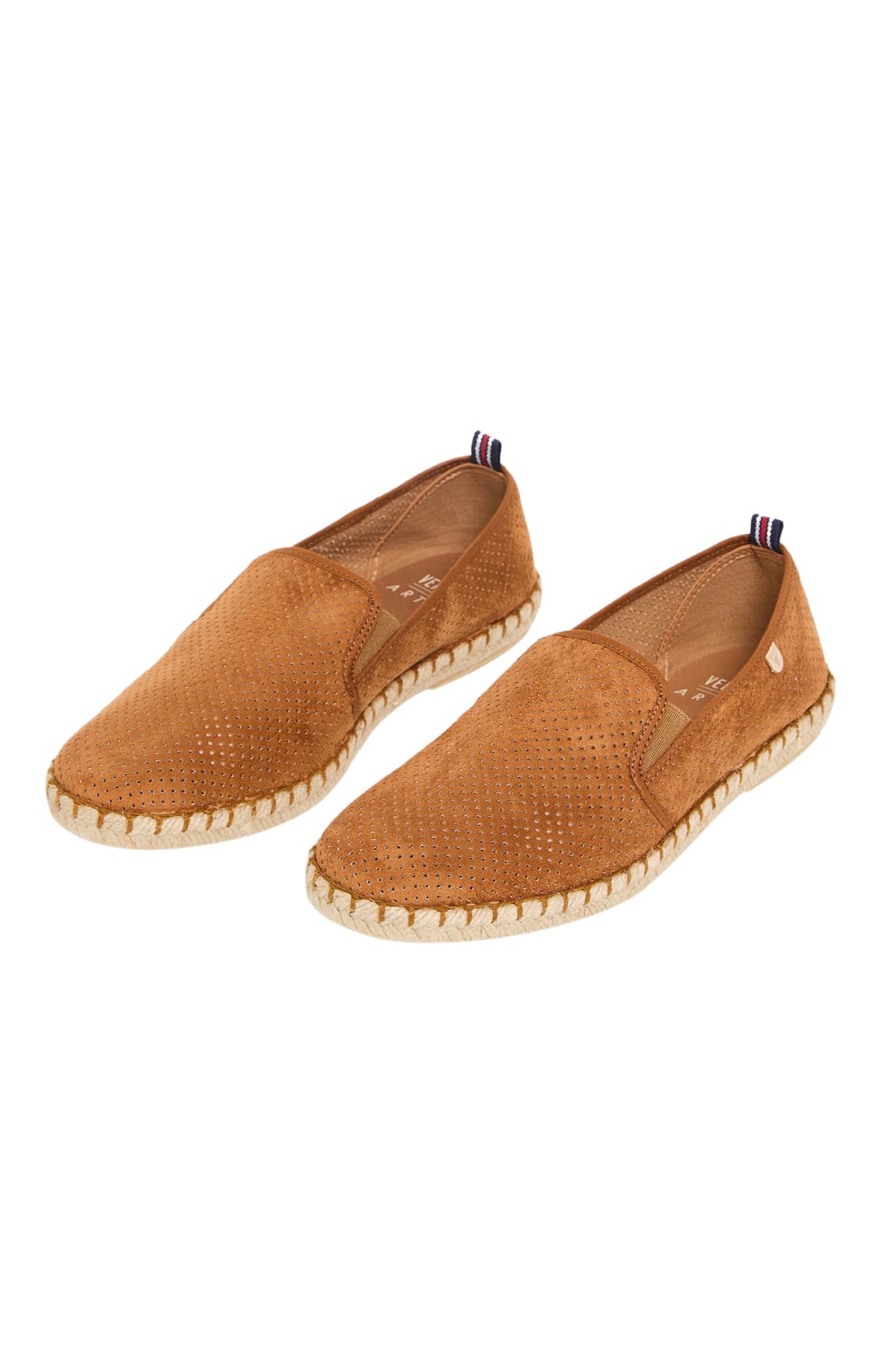 arthur-bob-espadrilles-cuir-uni-cognac-homme image 2