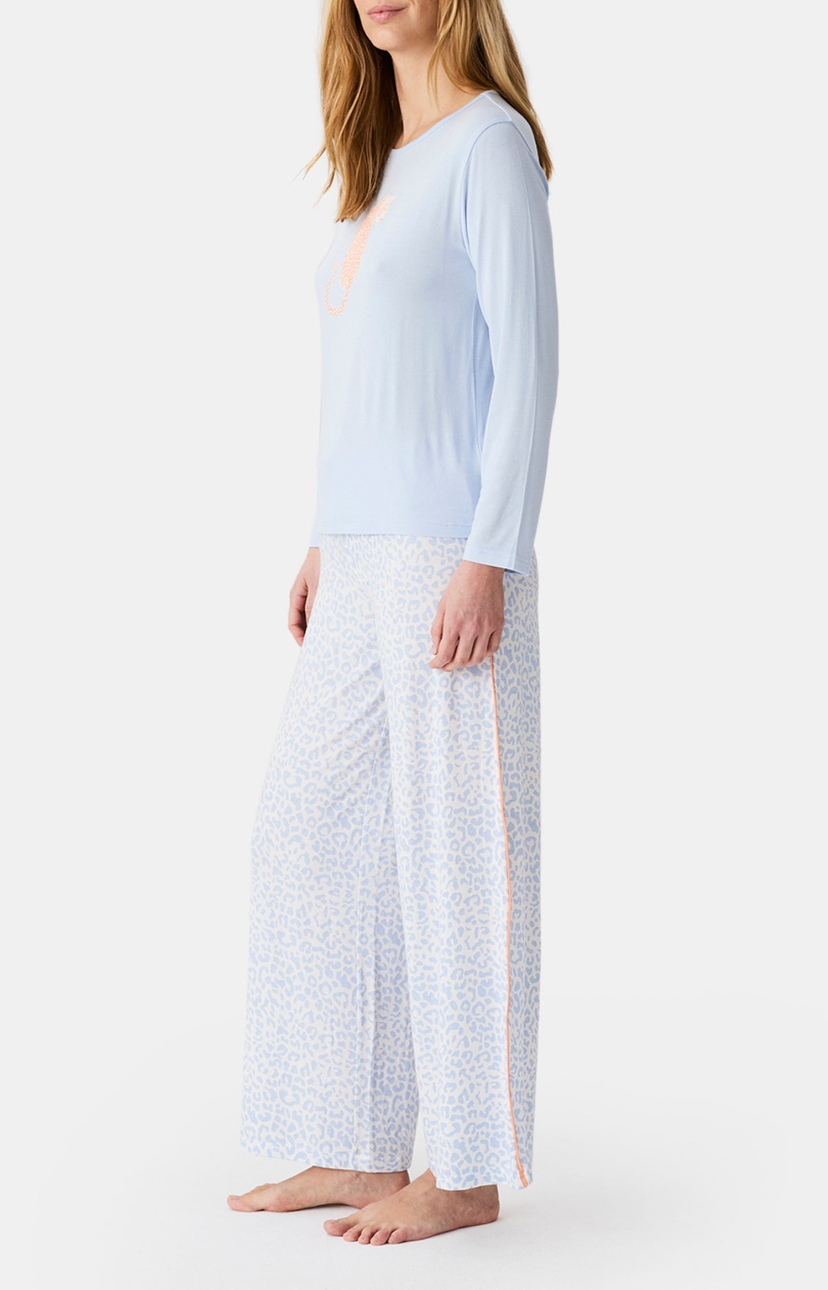 arthur-bob-f-lina-pyjama-femme-bleu-modal-l-opard image 4