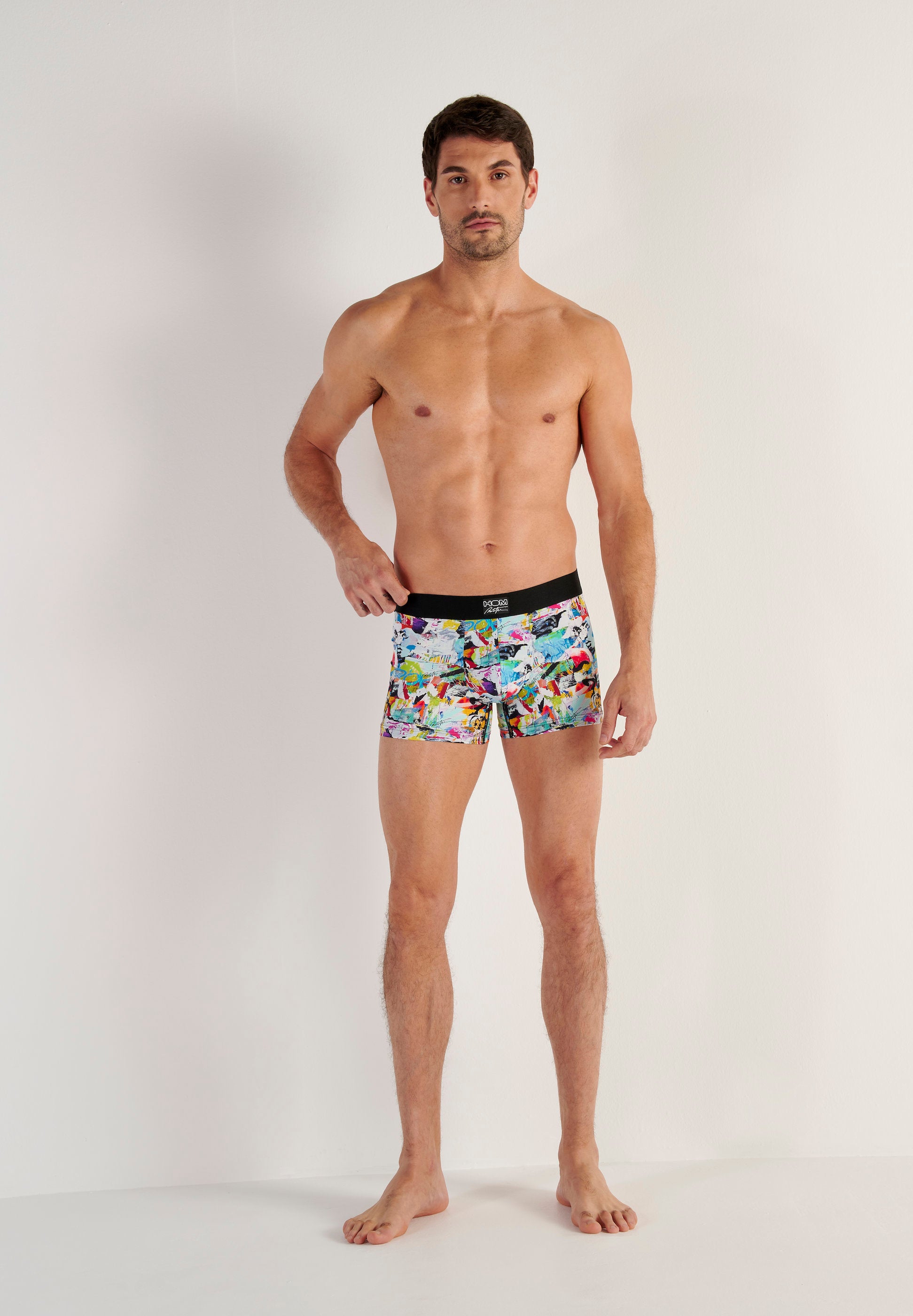hom-temptation-lov-art-boxer-multicolore-microfibre image 4