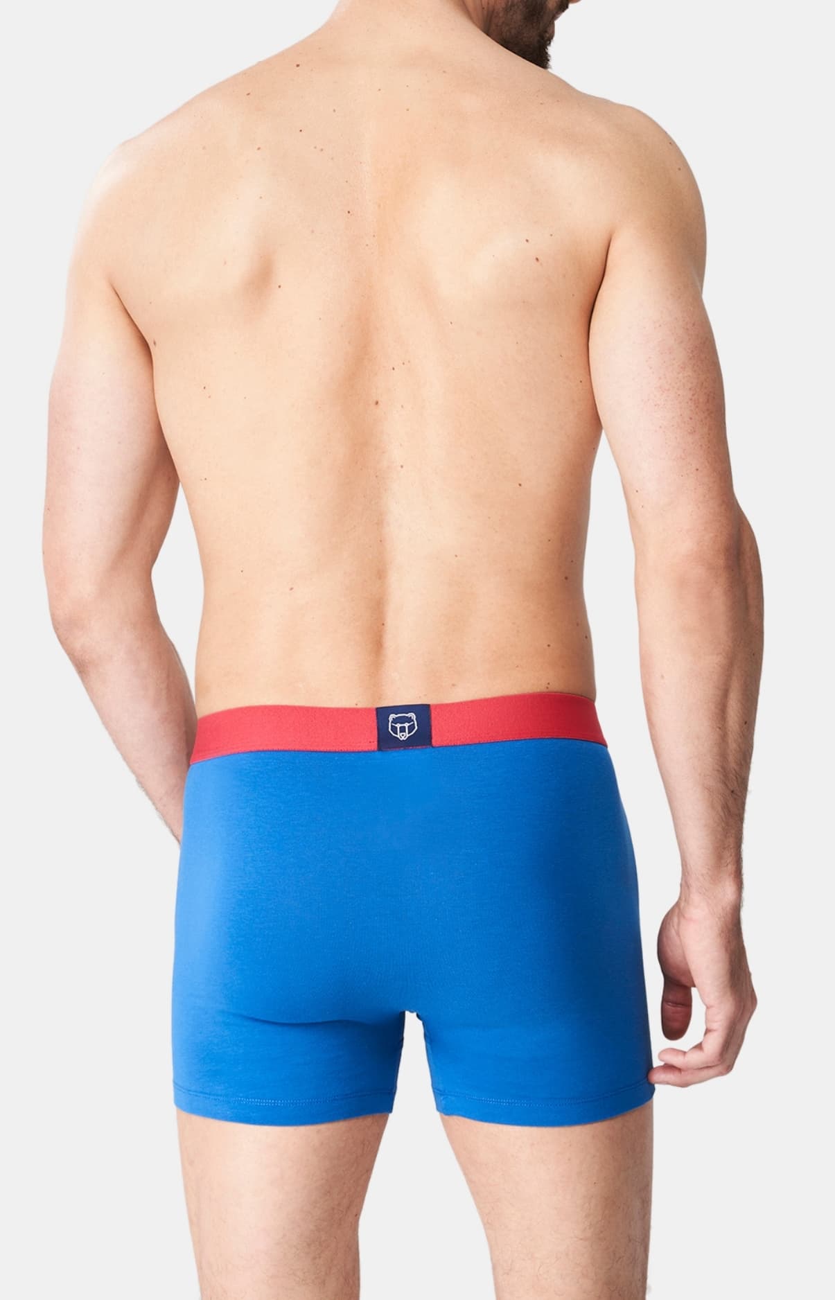 arthur-bob-boxer-coton-bio-homme-bleu-uni image 5