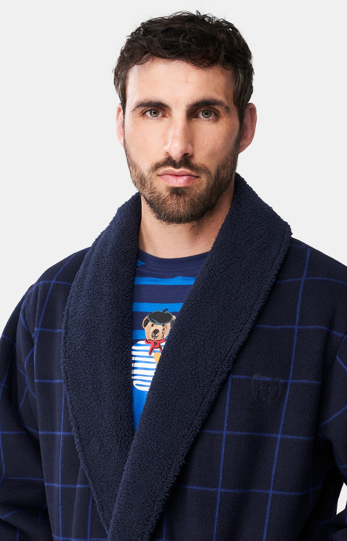 arthur-bob-windsor-robe-de-chambre-homme-marine-2 image 2