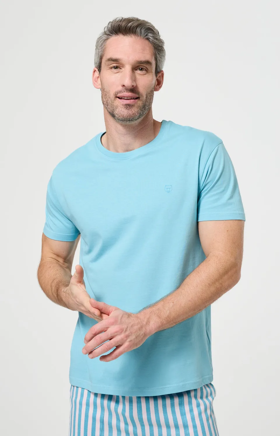 arthur-bob-pacifique-tee-shirt-homme-bio-bleu-pacific image 1