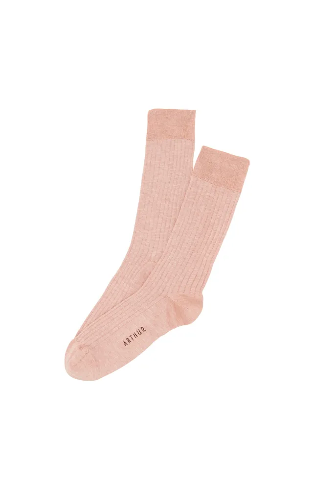 arthur-chaussettes-fil-d-cosse-coton-beige-42-45 image 1