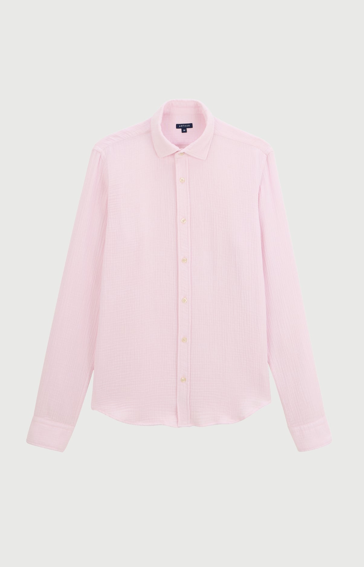 arthur-bob-rose-chemise-homme-gaze-de-coton image 3