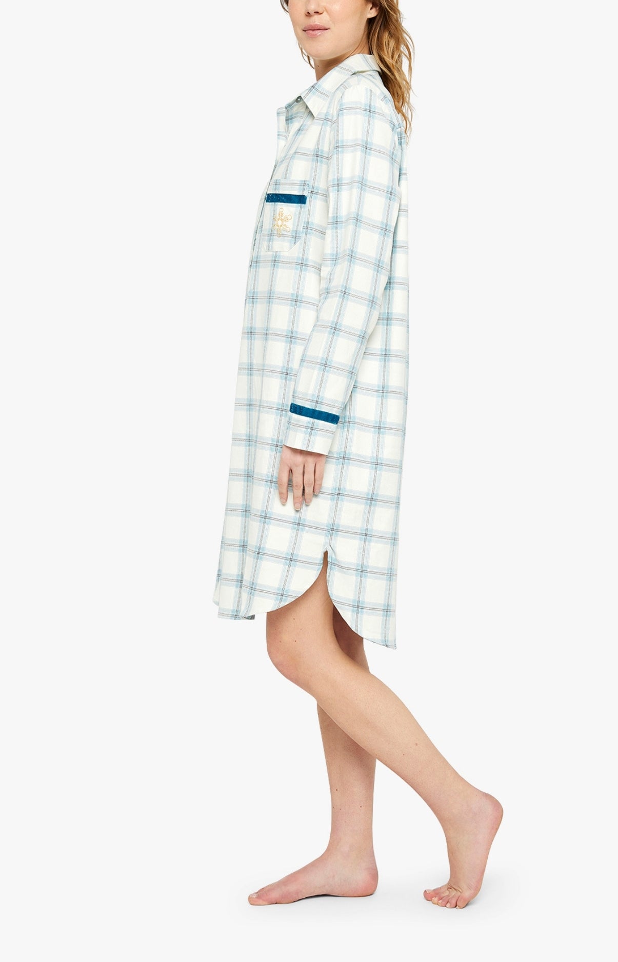 arthur-bob-maryline-chemise-de-nuit-femme-ivoire-flanelle image 2