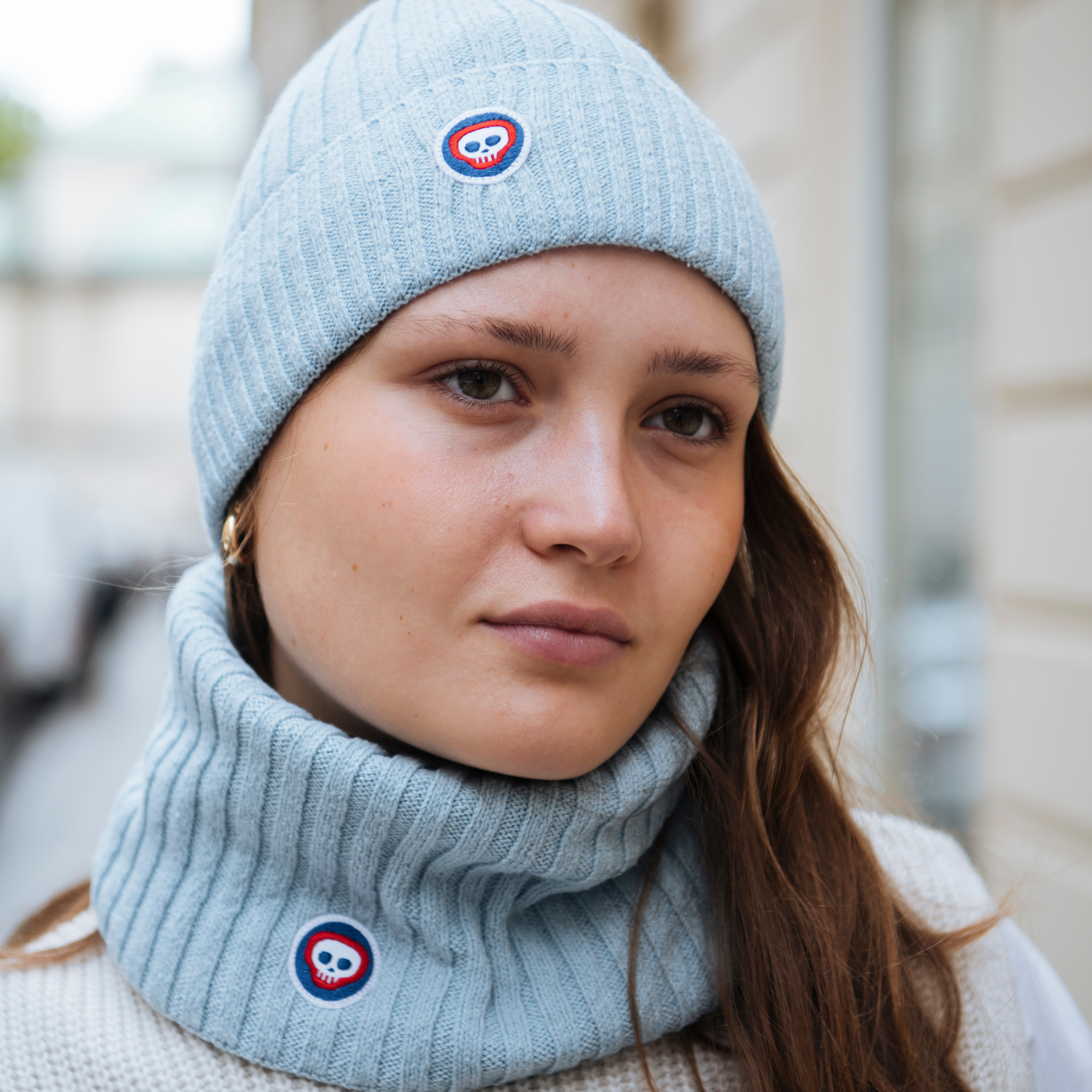 archiduchesse-cocooning-bonnet-bleu-ciel-recycl-taille-unique image 2