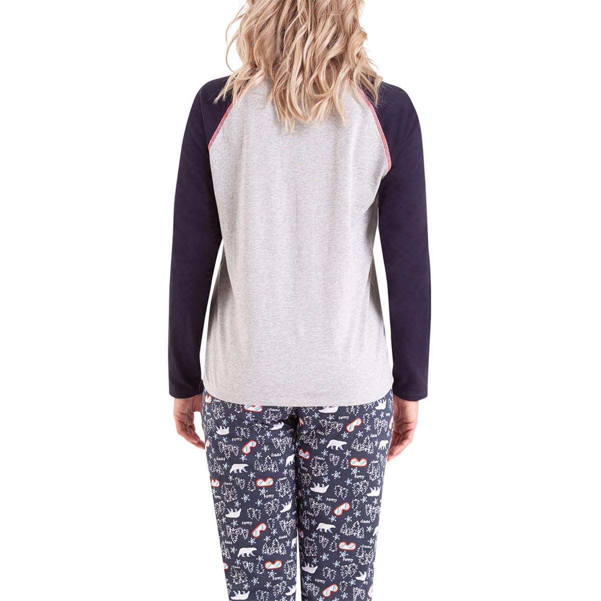 athena-easy-coton-pyjama-long-femme-col-rond-48-50-coton image 2