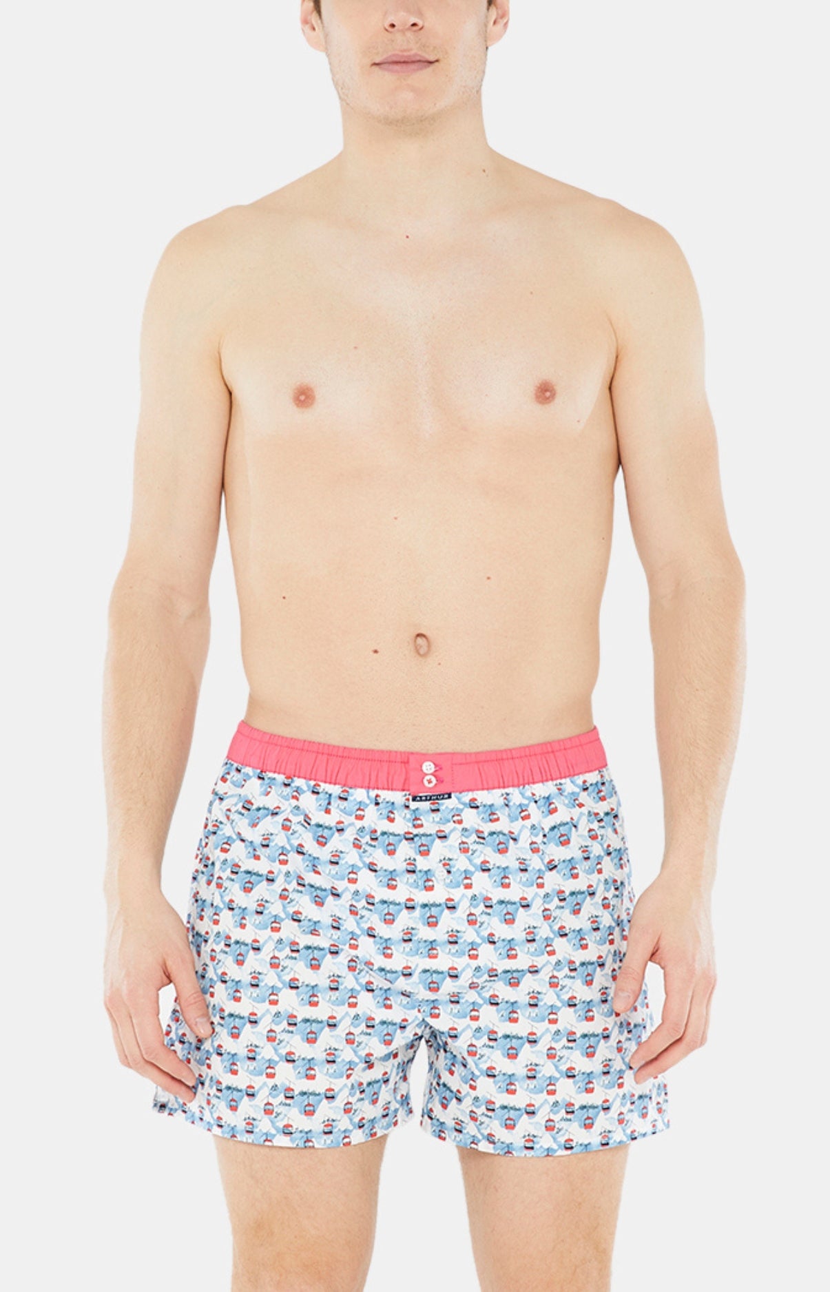 arthur-le-club-n-1012-cale-on-homme-coton-bio-blanc image 1