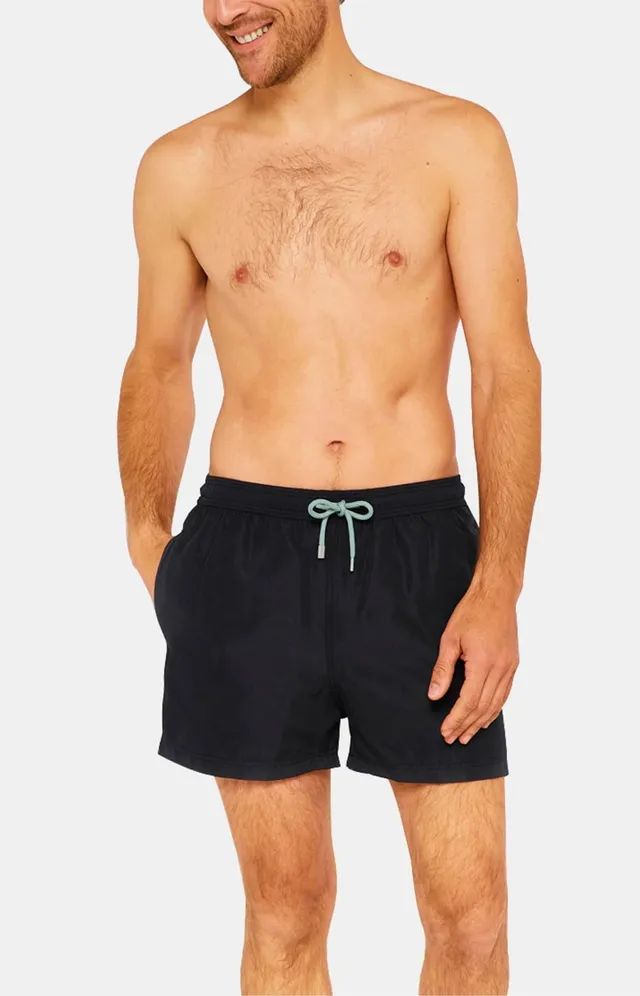 arthur-bob-short-de-bain-homme-noir-polyester-recycl image 1