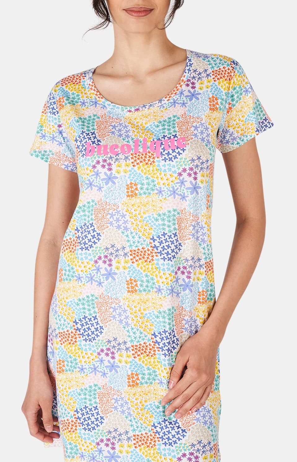 arthur-bob-chemise-de-nuit-bucolique-multicolore-coton image 2