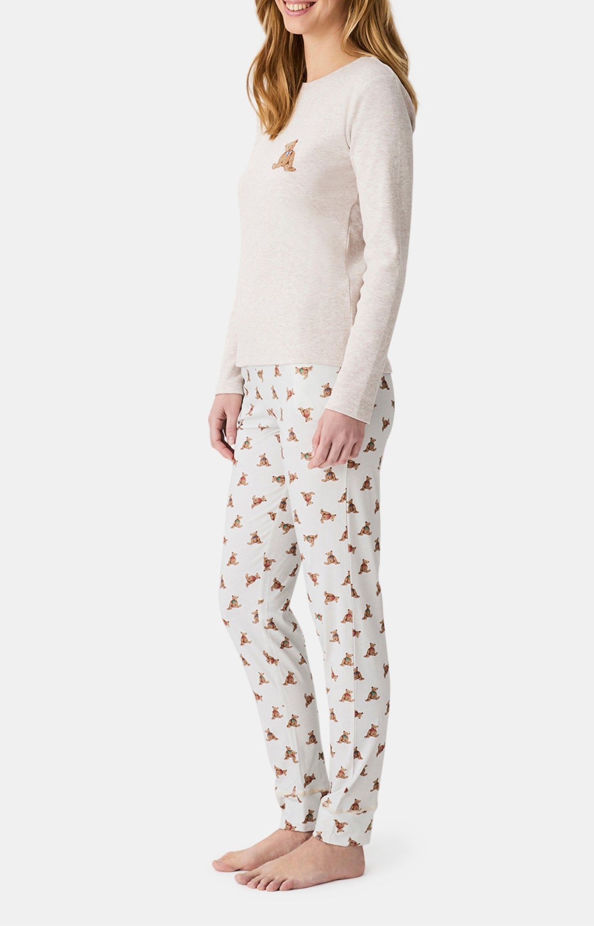 arthur-bob-old-teddy-pyjama-femme-ivoire image 5