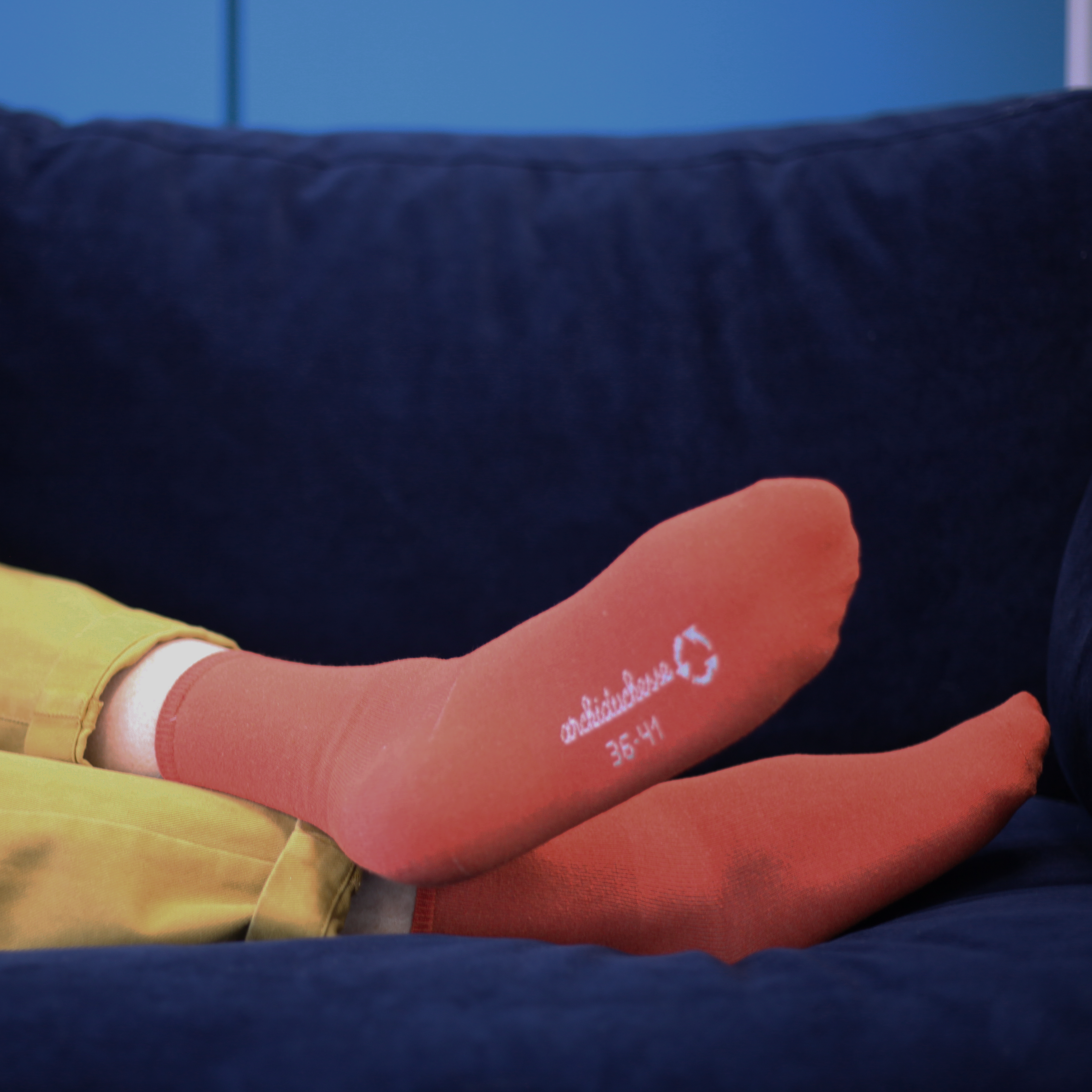 archiduchesse-recycl-e-paprika-chaussettes-courtes-orange image 4