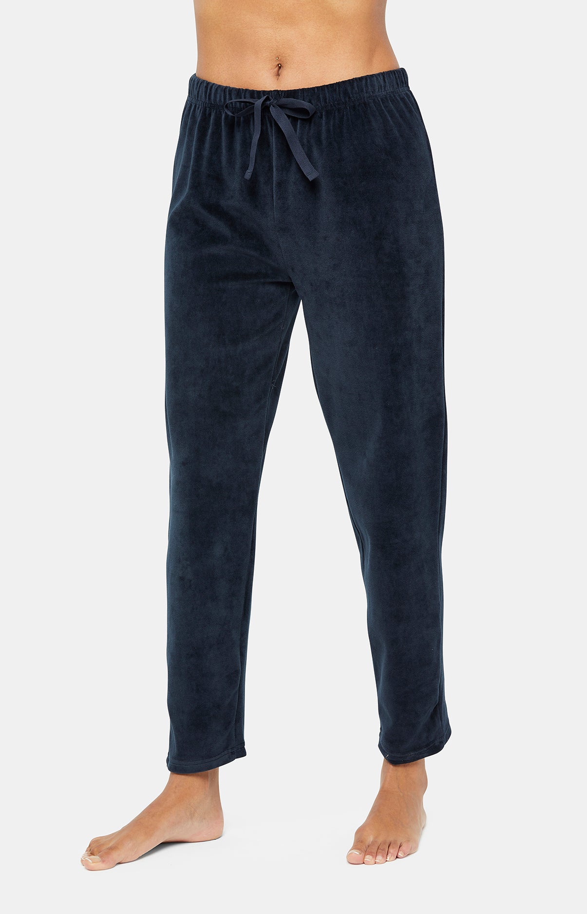 arthur-bob-marine-pyjama-femme-long-coton-marine-36-44 image 4