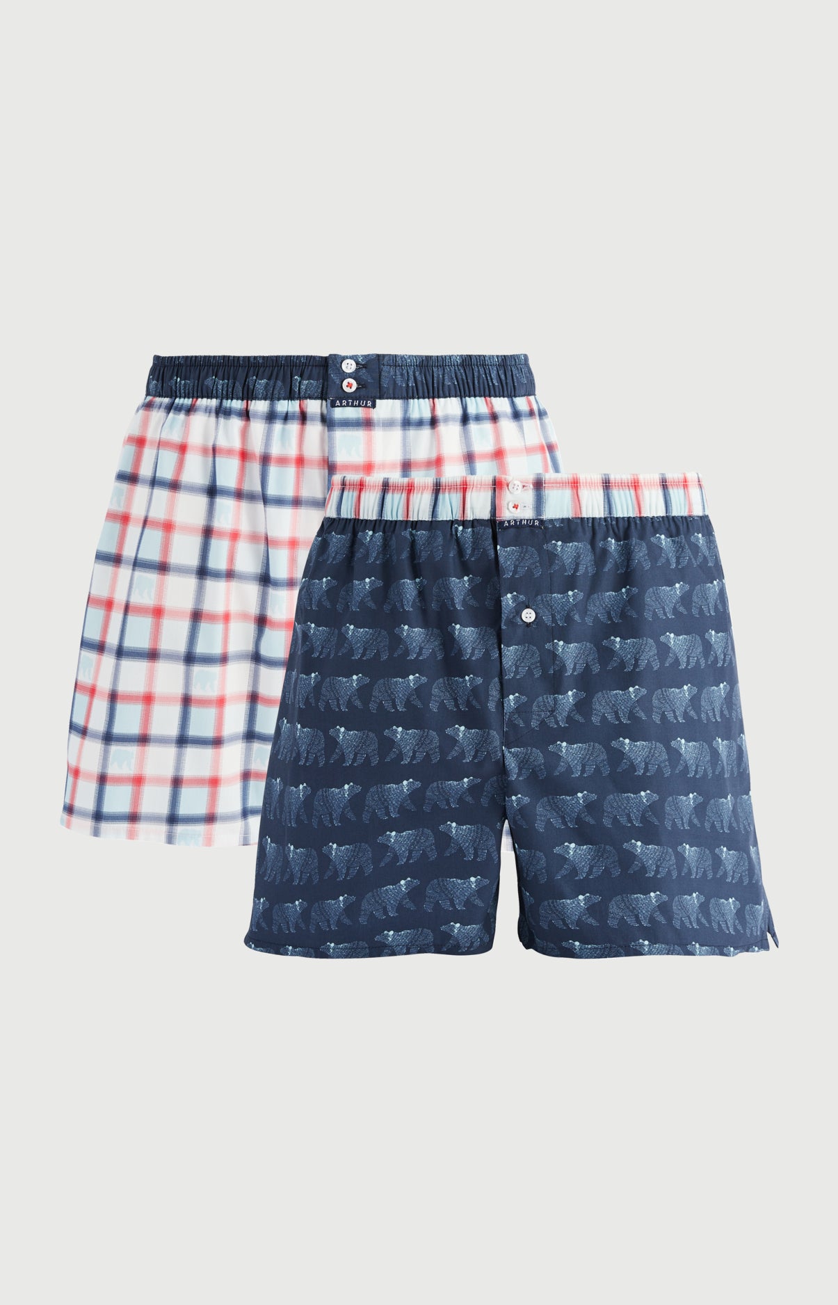 arthur-le-club-pack-2-cale-ons-nuit-polaire-coton-bio image 2