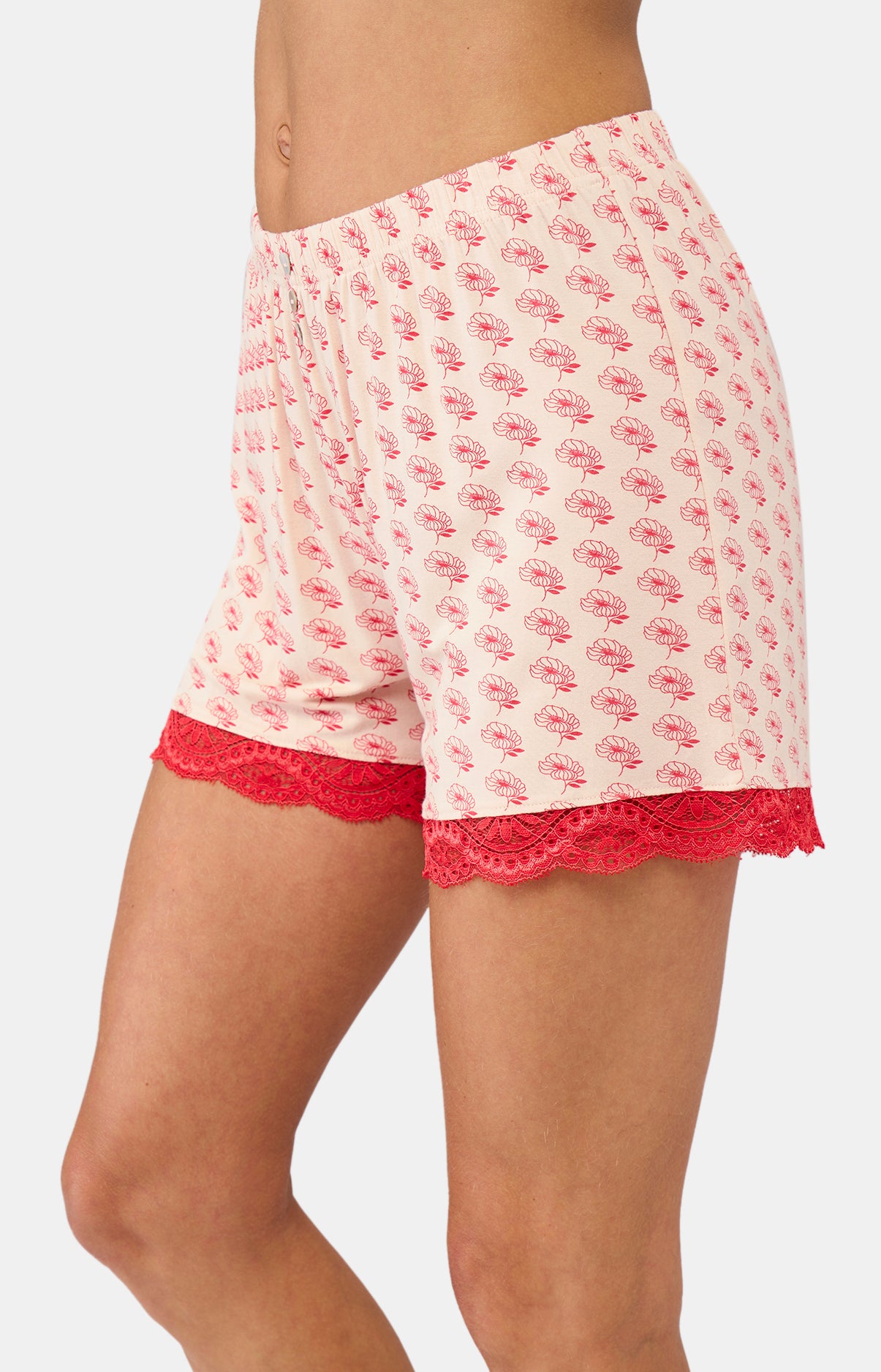 arthur-bob-fleur-safi-short-modal-rose-dentelle image 2