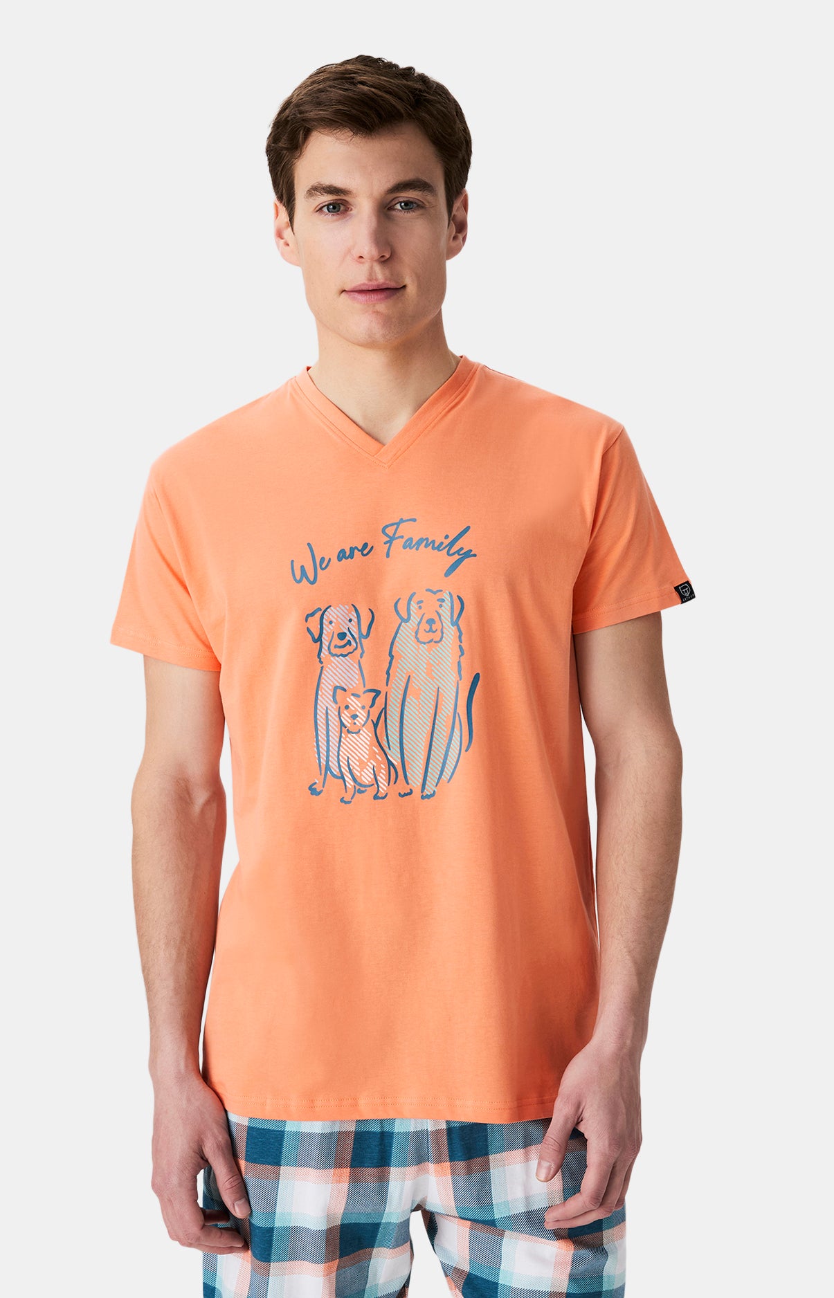arthur-bob-we-are-family-pyjashort-homme-multicolore-coton image 2