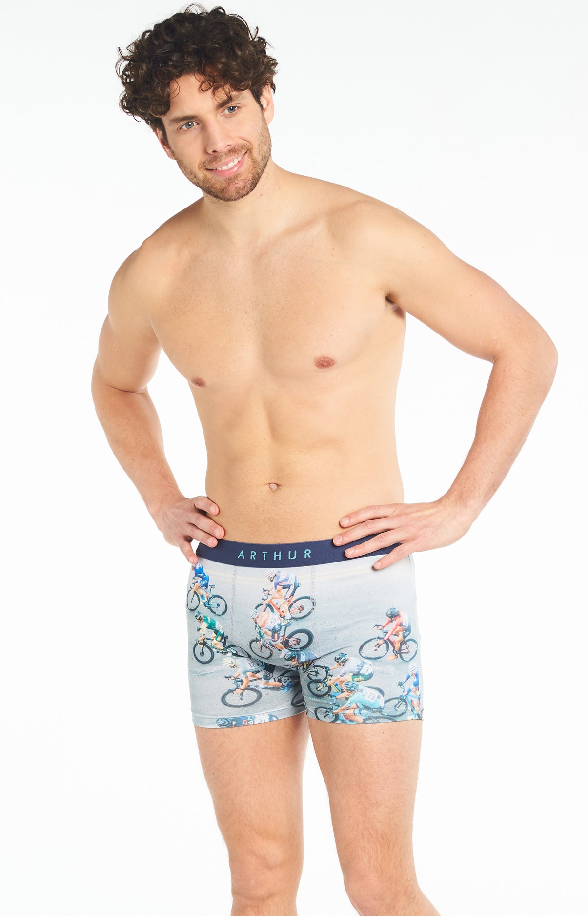 arthur-bob-tour-de-france-boxer-multicolore-polyester image 1