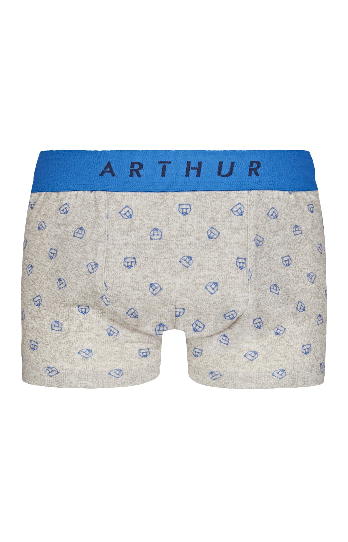 arthur-bob-logo-boxer-enfant-gris-6-8-coton-bio image 3