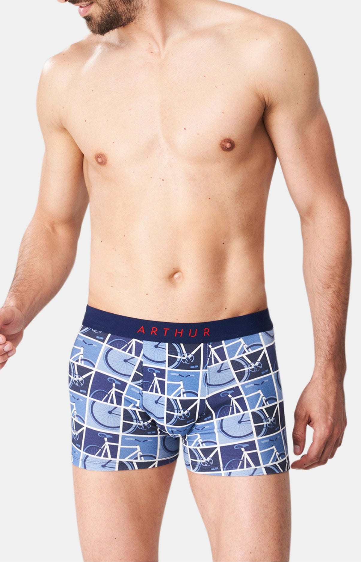 arthur-bob-c-est-mon-rayon-boxer-marine-l-coton-bio image 2