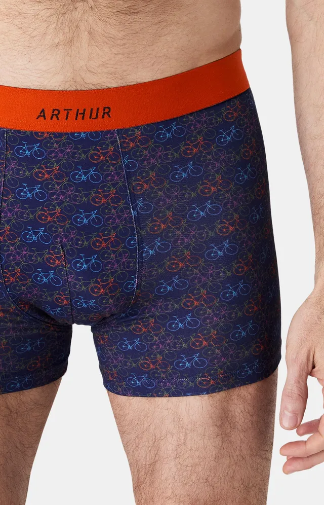 arthur-bob-v-lo-boxer-jersey-coton-marine-multicolore image 1